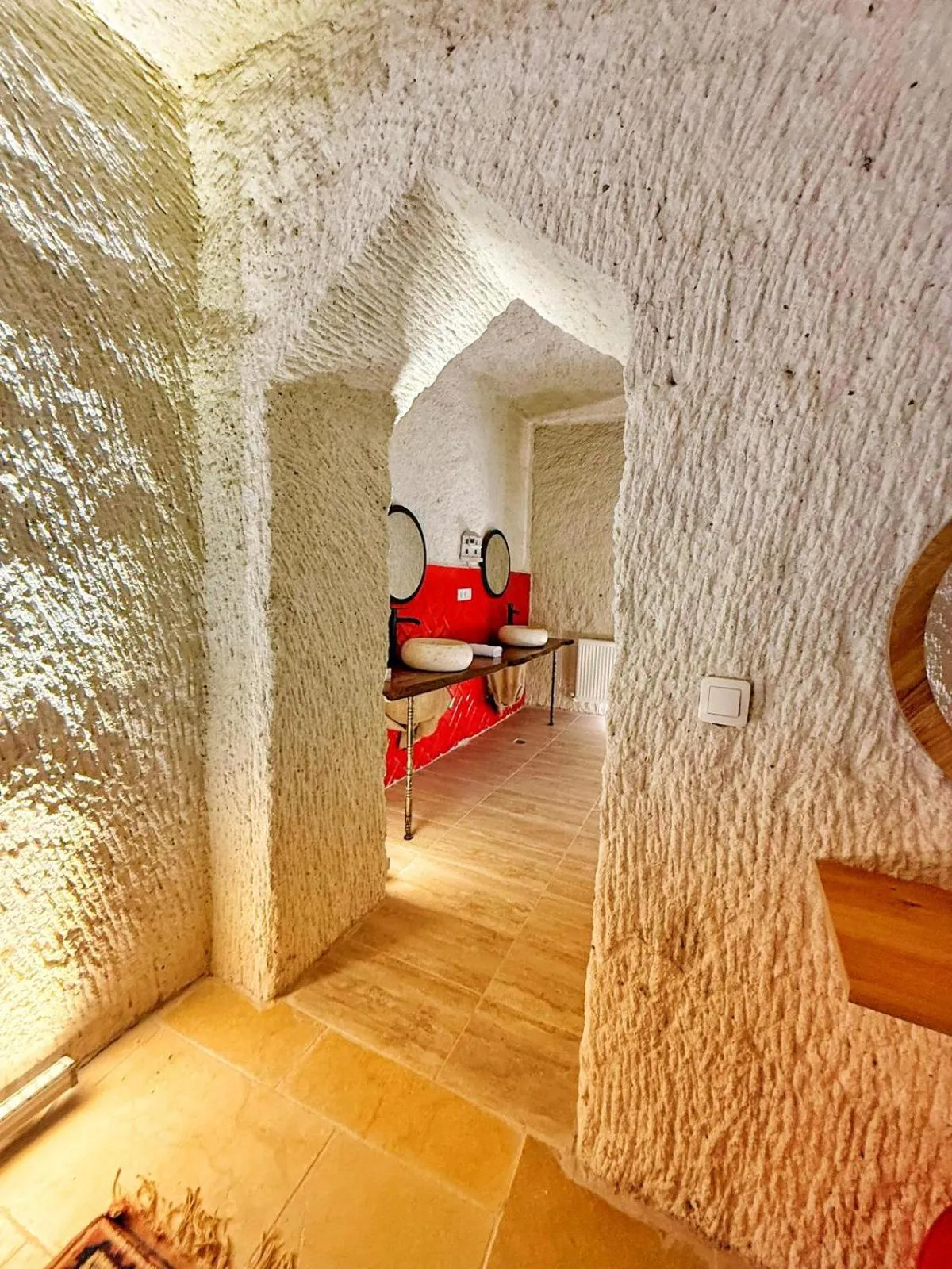 Bathroom in My Cave Suites