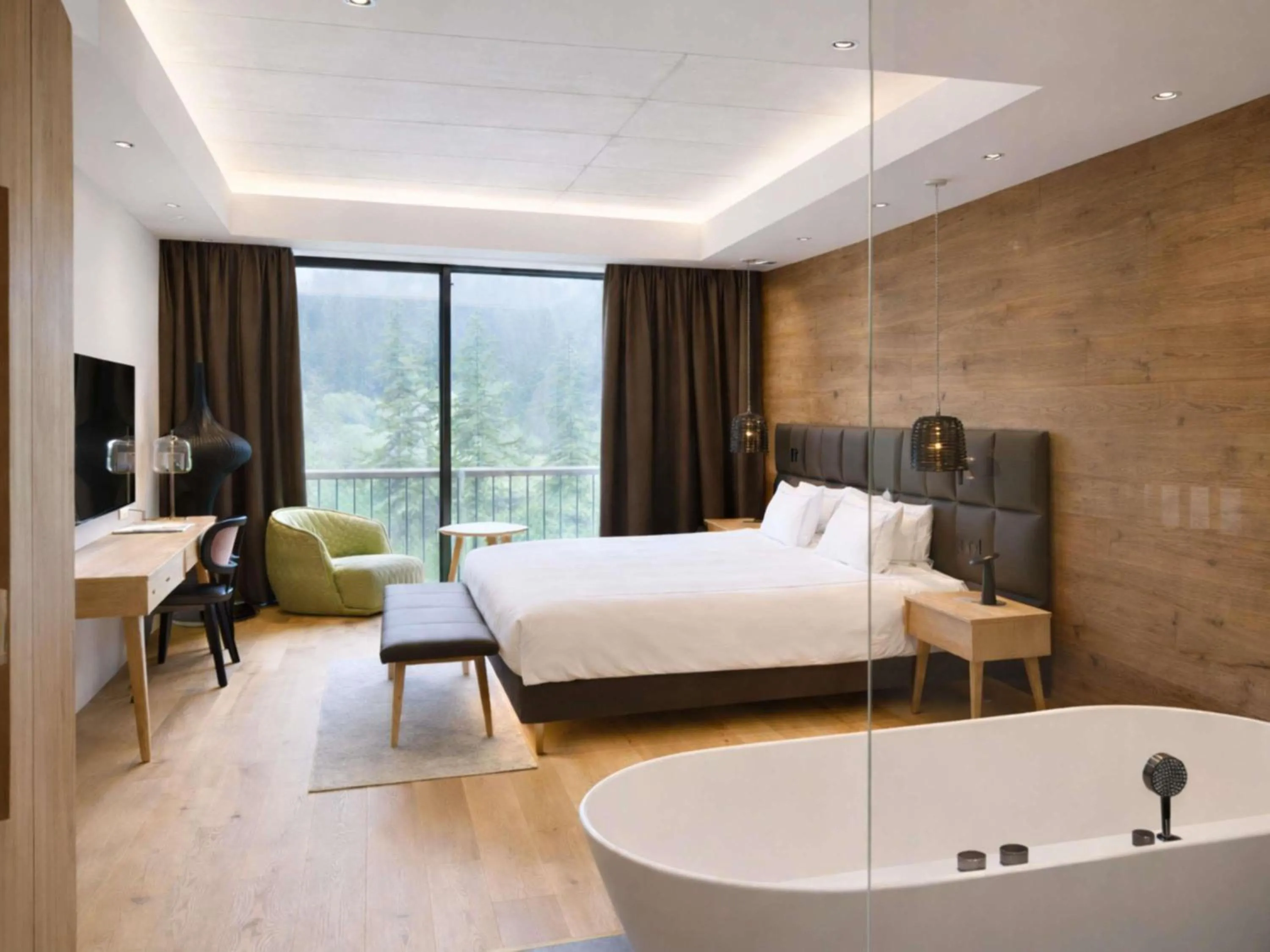 Bedroom, Bed in Swissôtel Damian Jasna