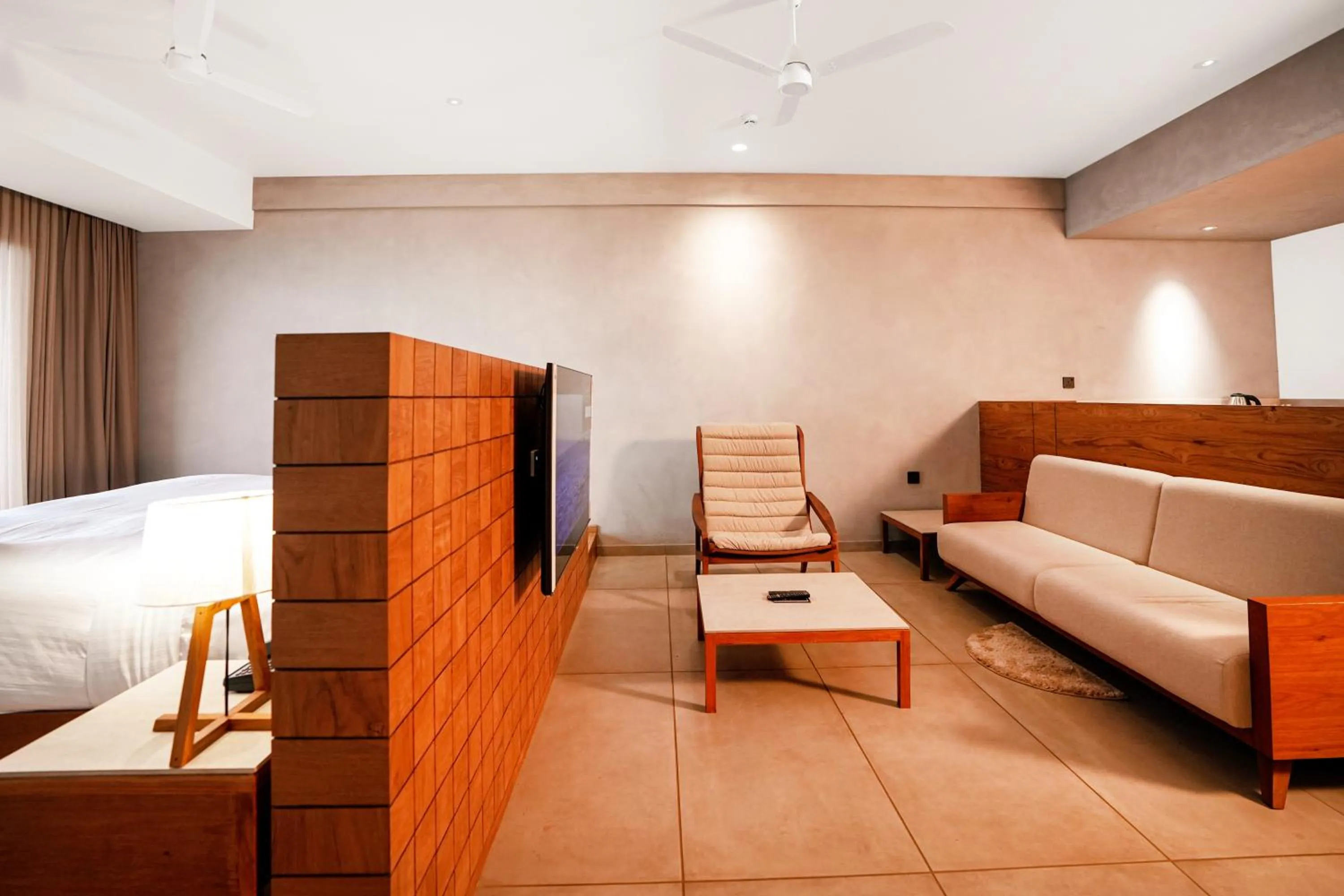 Living room, Bed in The Valle by Kondody Hotels