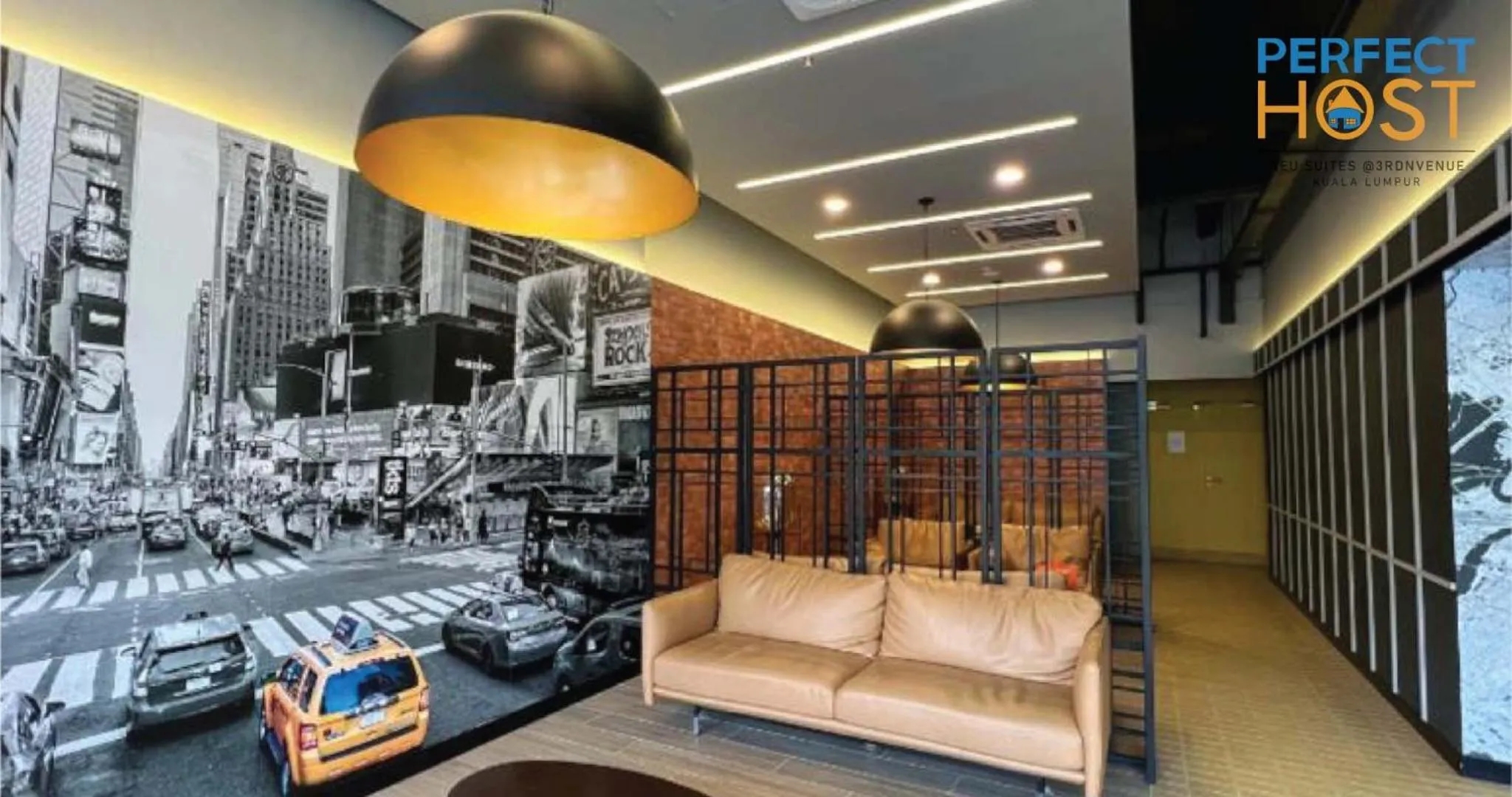 Living room in Neu Suites @ 3rdNvenue by Perfect Host