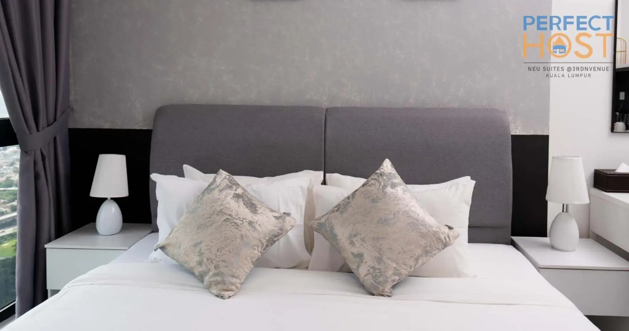 Bed in Neu Suites @ 3rdNvenue by Perfect Host Bed in Neu Suites @ 3rdNvenue by Perfect Host