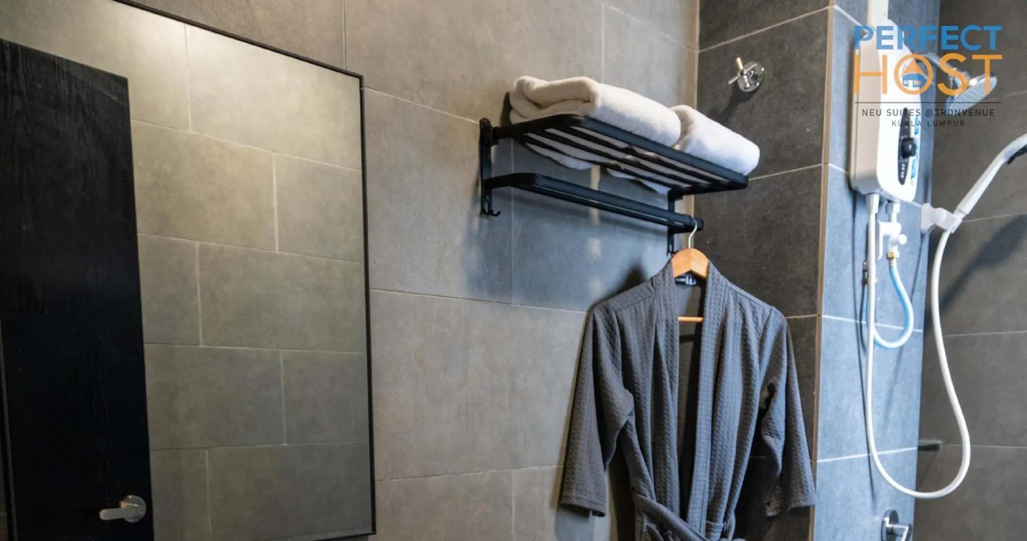 Shower in Neu Suites @ 3rdNvenue by Perfect Host