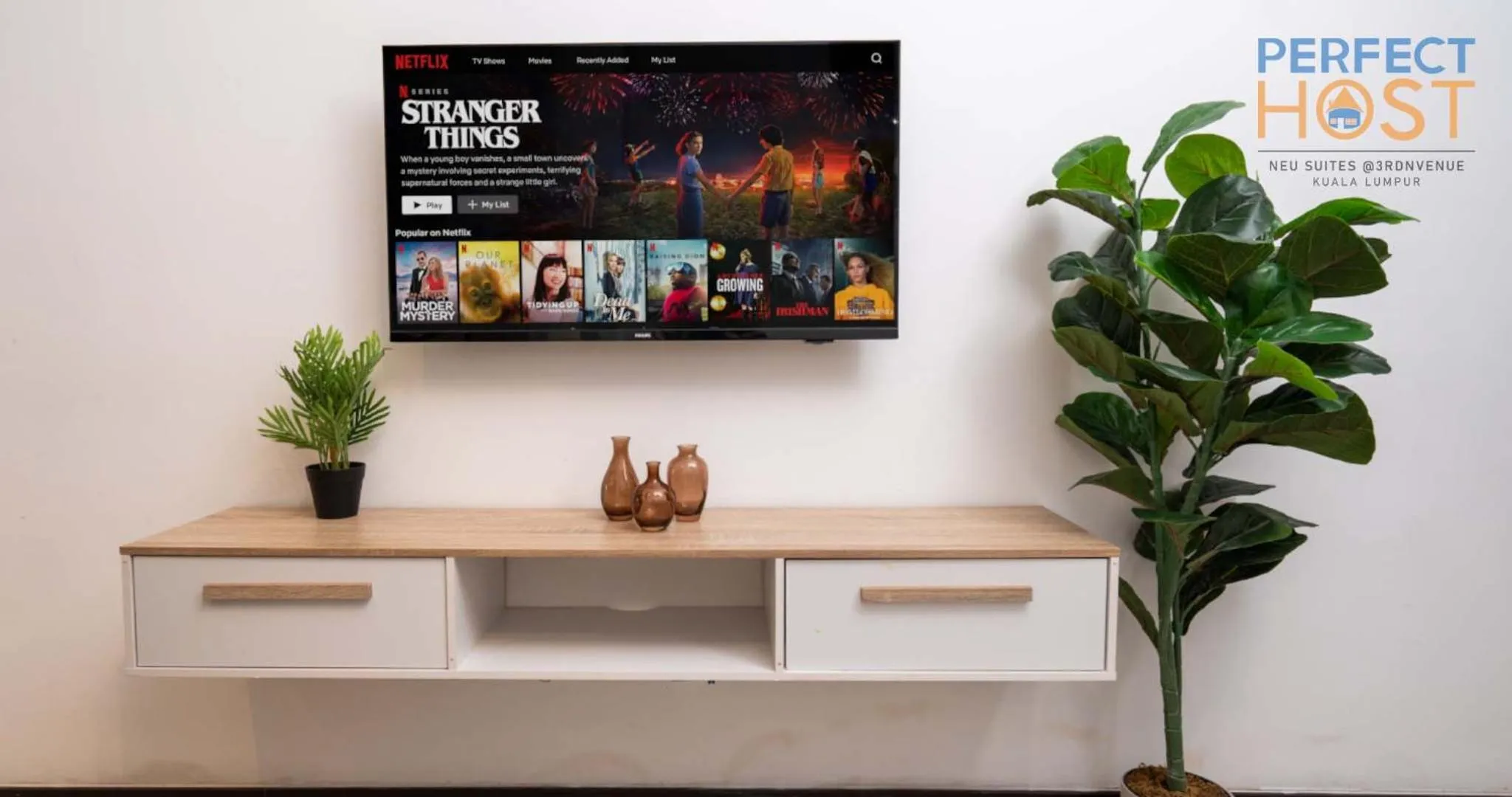 TV and multimedia in Neu Suites @ 3rdNvenue by Perfect Host