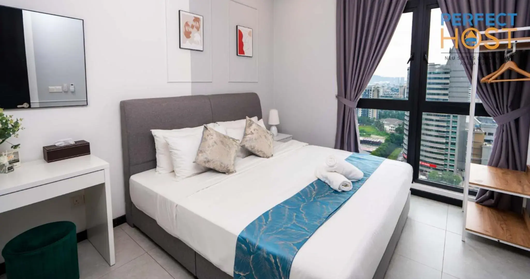 Bed in Neu Suites @ 3rdNvenue by Perfect Host Bed in Neu Suites @ 3rdNvenue by Perfect Host