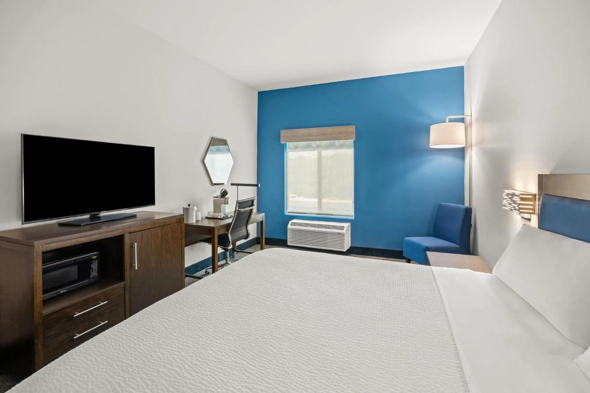 Photo of the whole room, Bed in Holiday Inn Express Asheville Woodfin by IHG