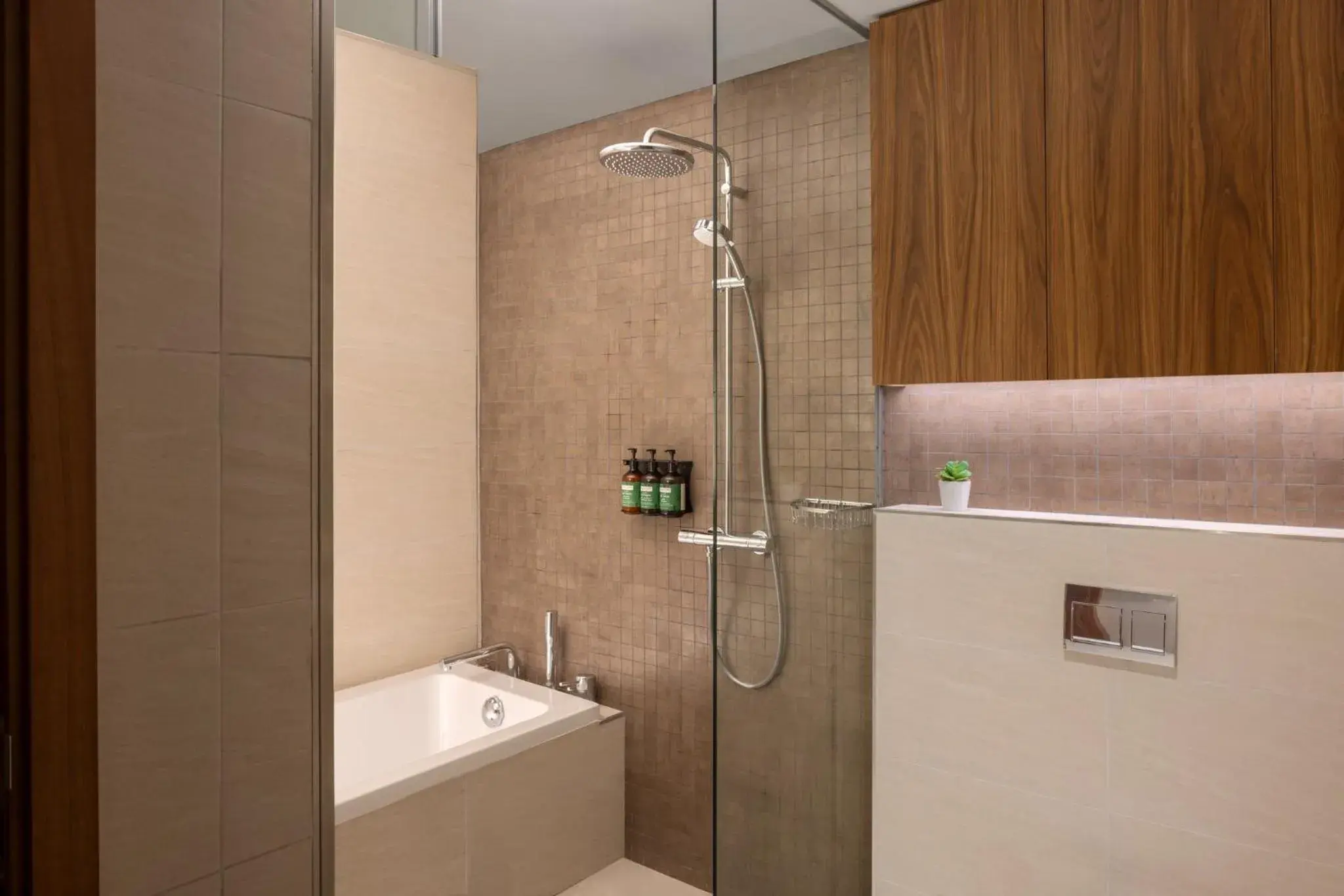 Bathroom in Staybridge Suites Dubai Business Bay by IHG Bathroom in Staybridge Suites Dubai Business Bay by IHG
