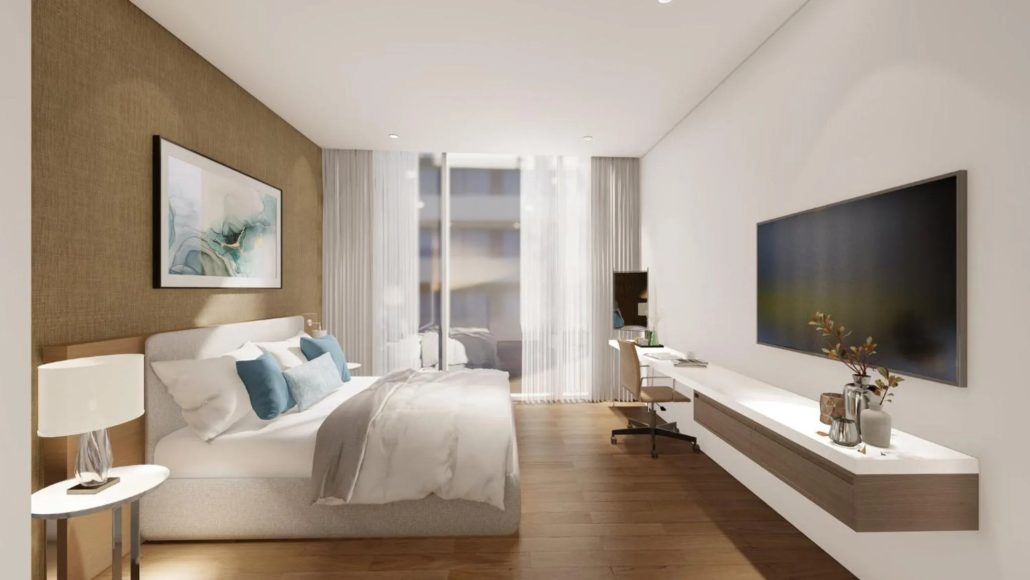 Photo of the whole room, Bed in Staybridge Suites Dubai Business Bay by IHG