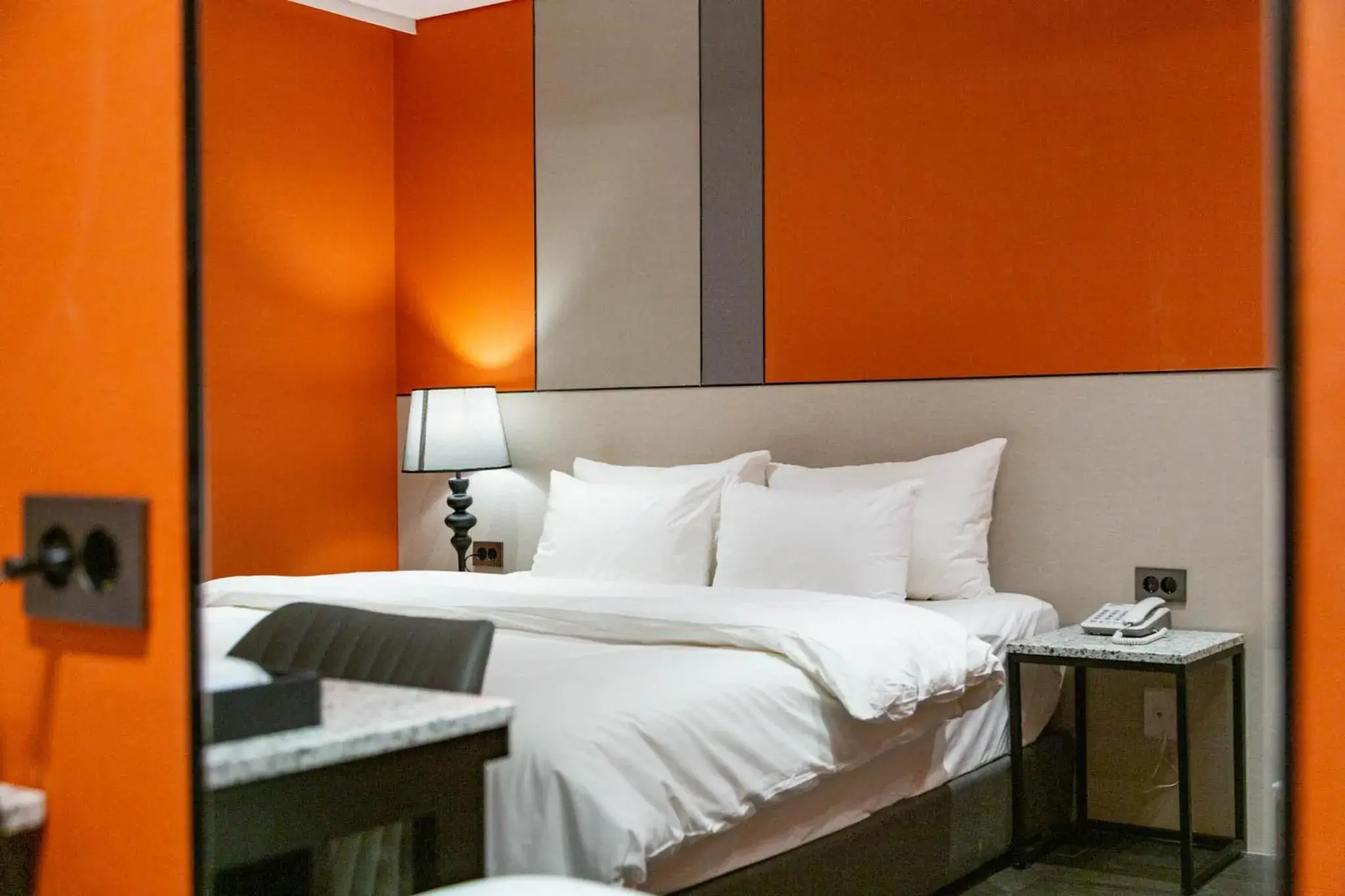 Bed in Jecheon The Wall Hotel Bed in Jecheon The Wall Hotel