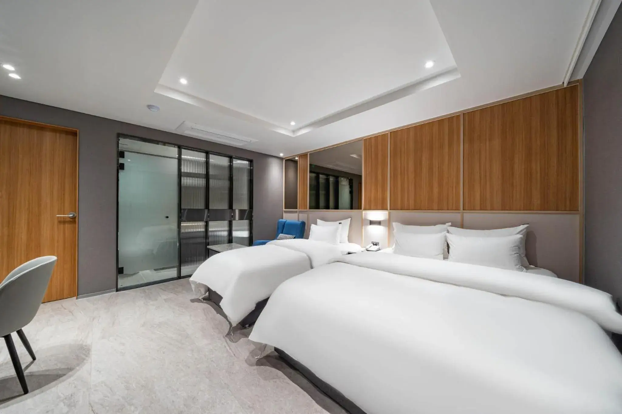 Bed in Jecheon The Wall Hotel Bed in Jecheon The Wall Hotel