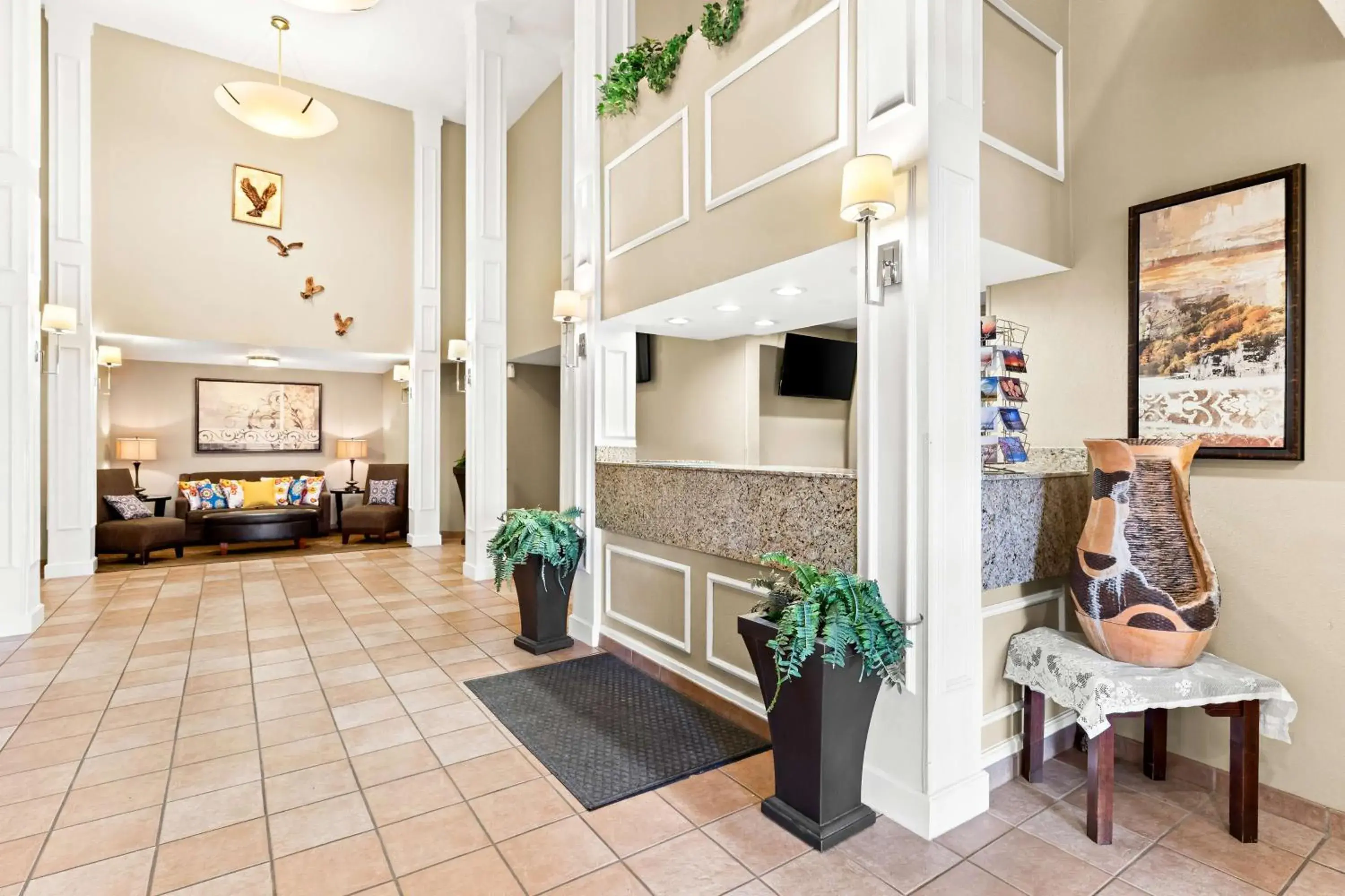 Lobby or reception in Best Western Okmulgee Lobby or reception in Best Western Okmulgee