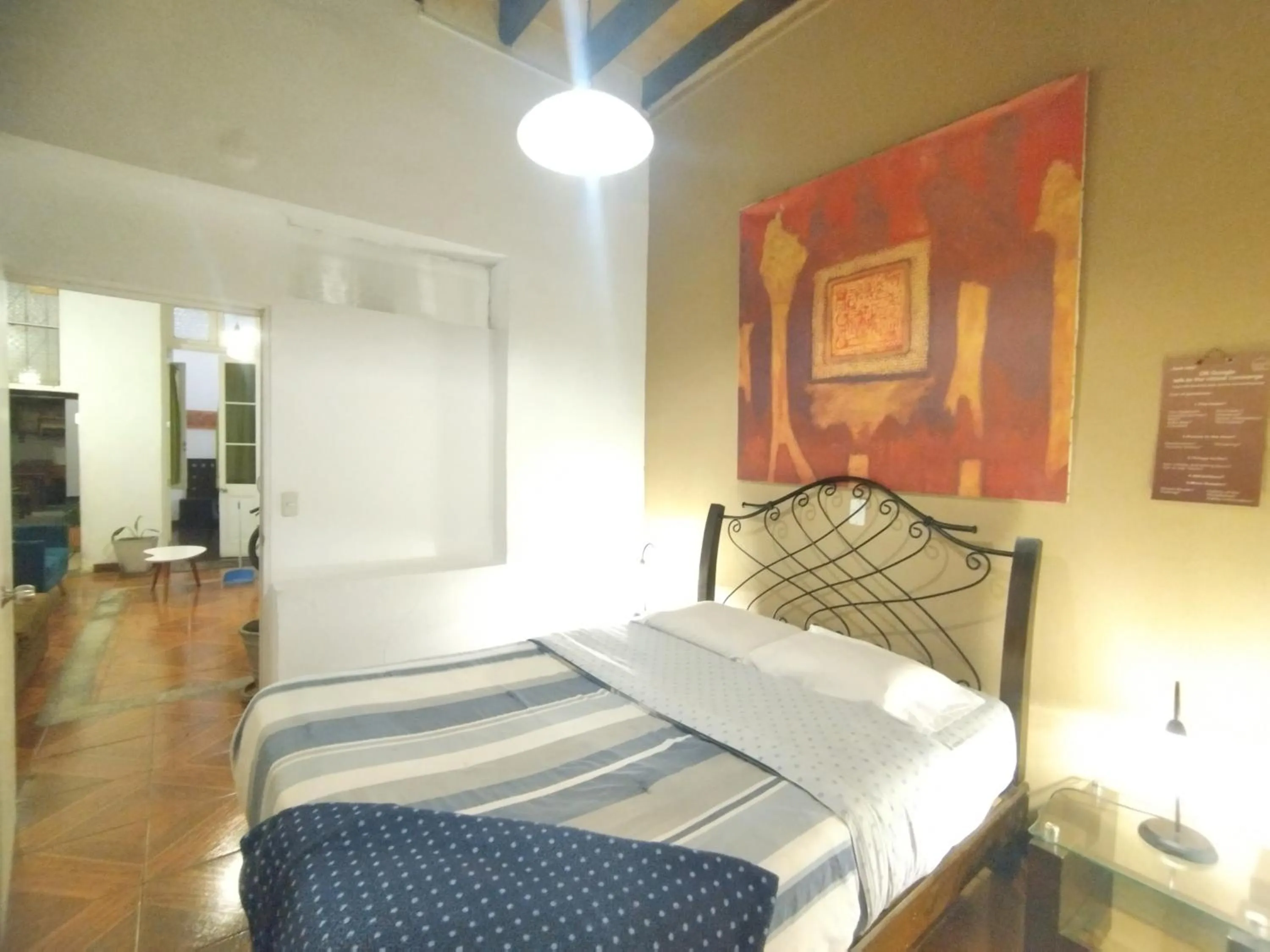 Bed in Hospedaje A Verde