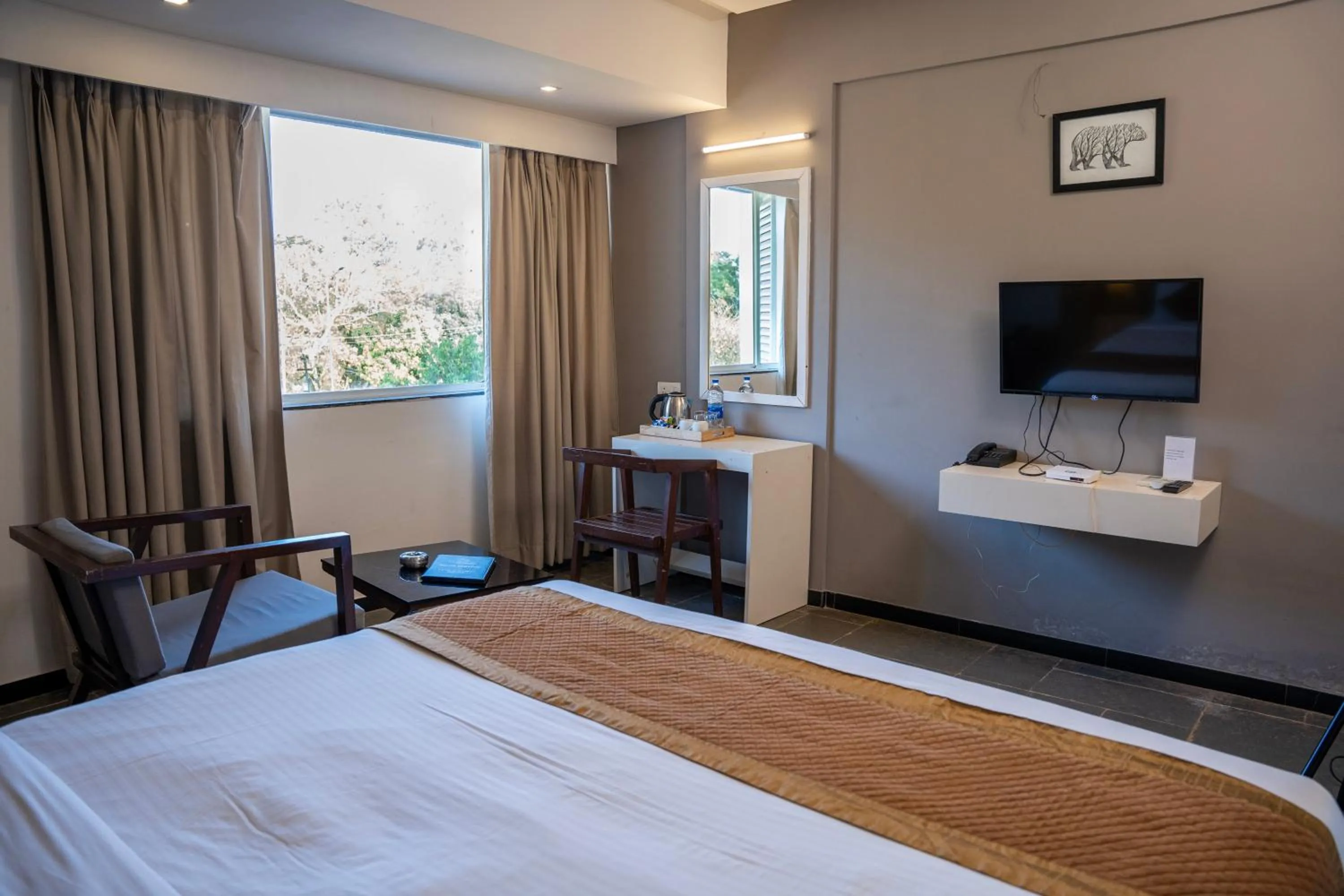 Bed in Hotel Dwarawata