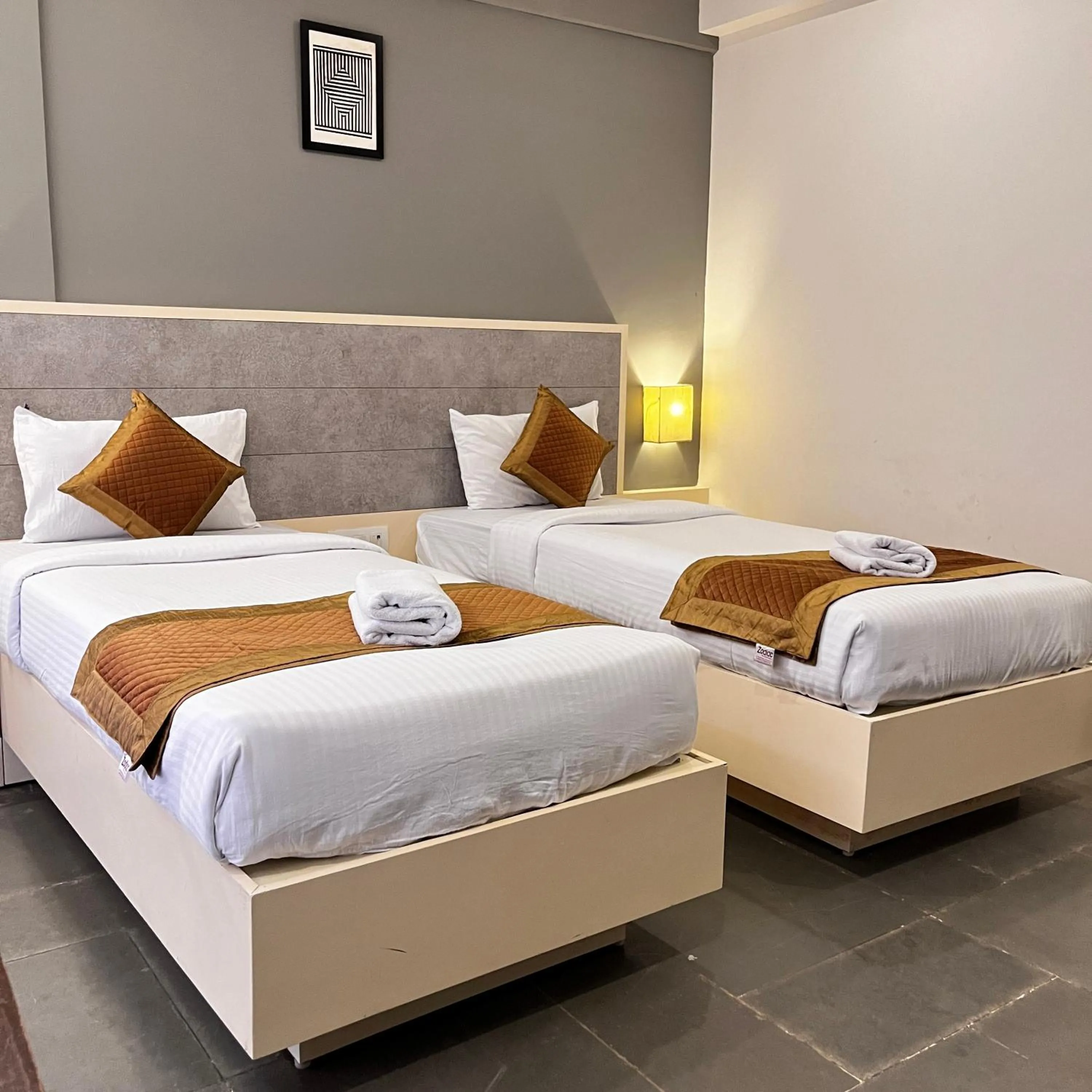 Bed in Hotel Dwarawata