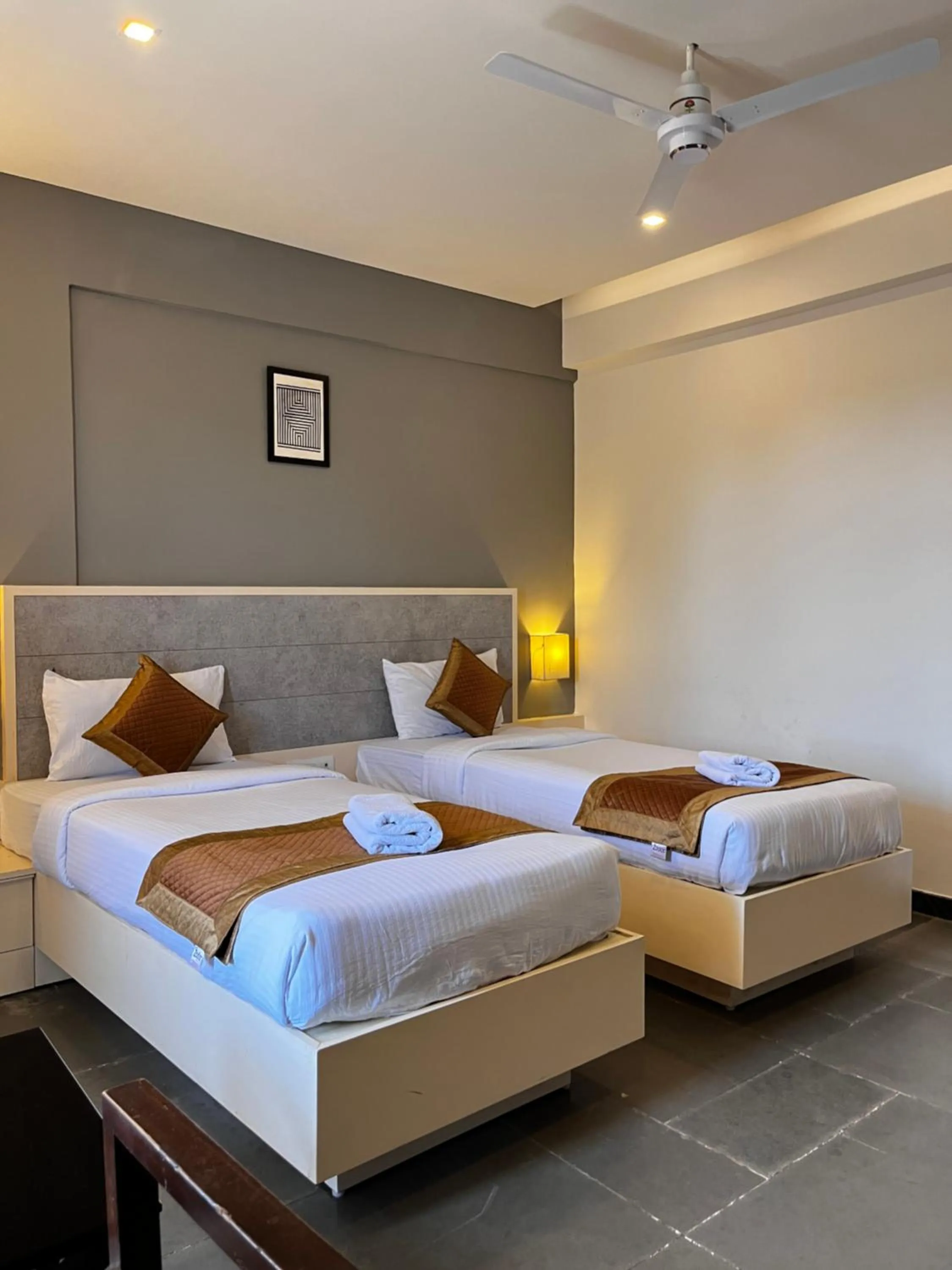 Bed in Hotel Dwarawata