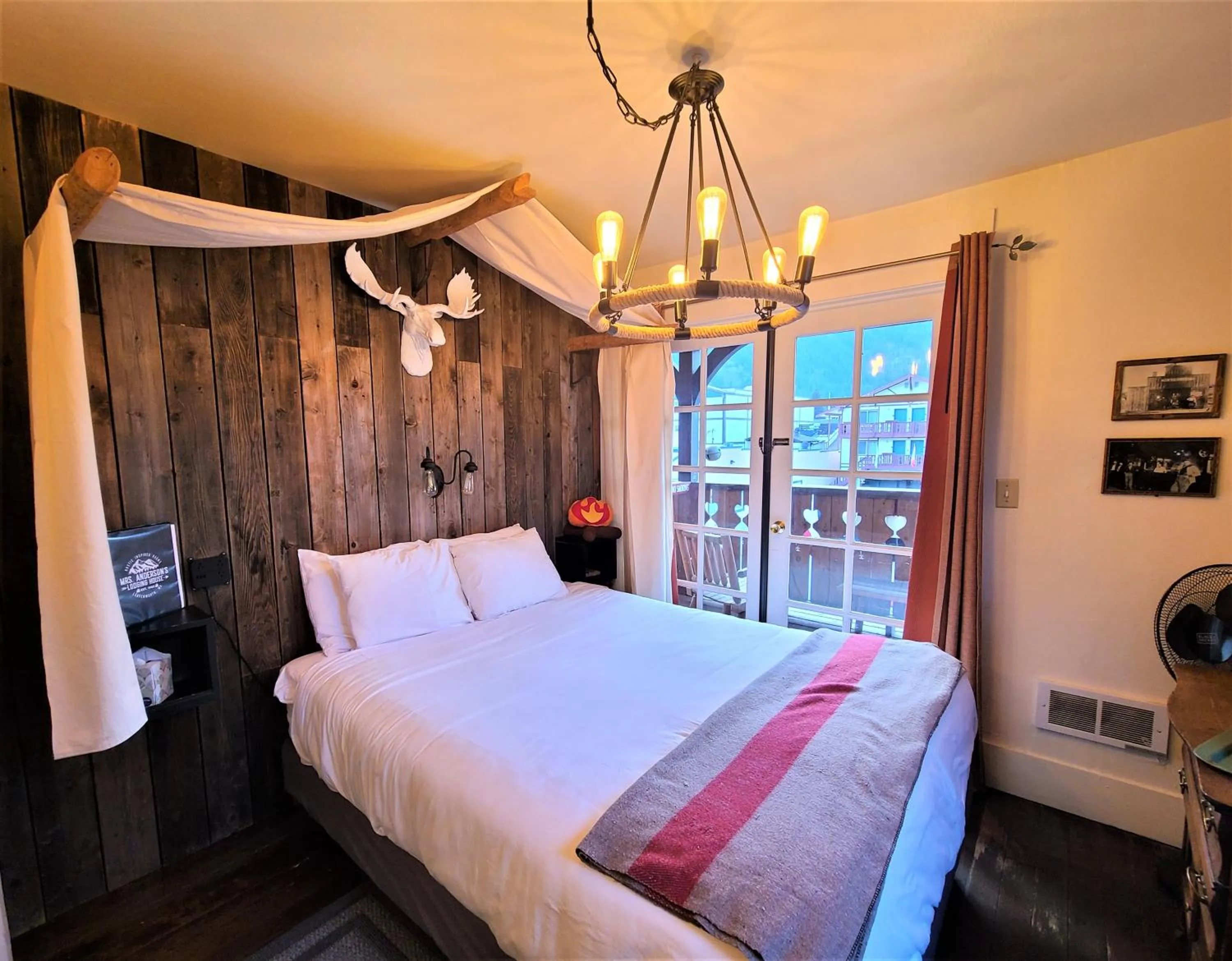 Bed in Mrs. Anderson's Lodging