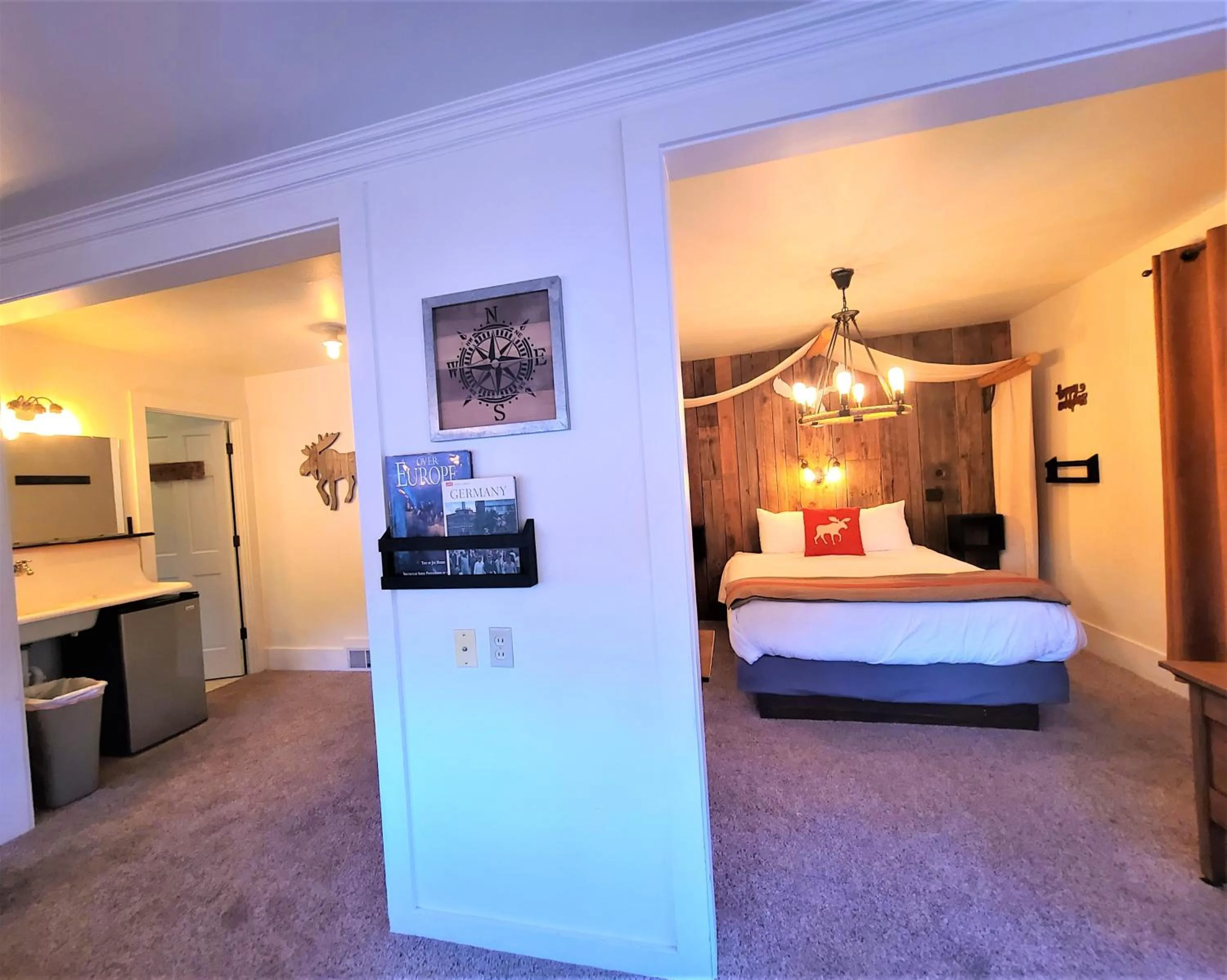 Bed in Mrs. Anderson's Lodging