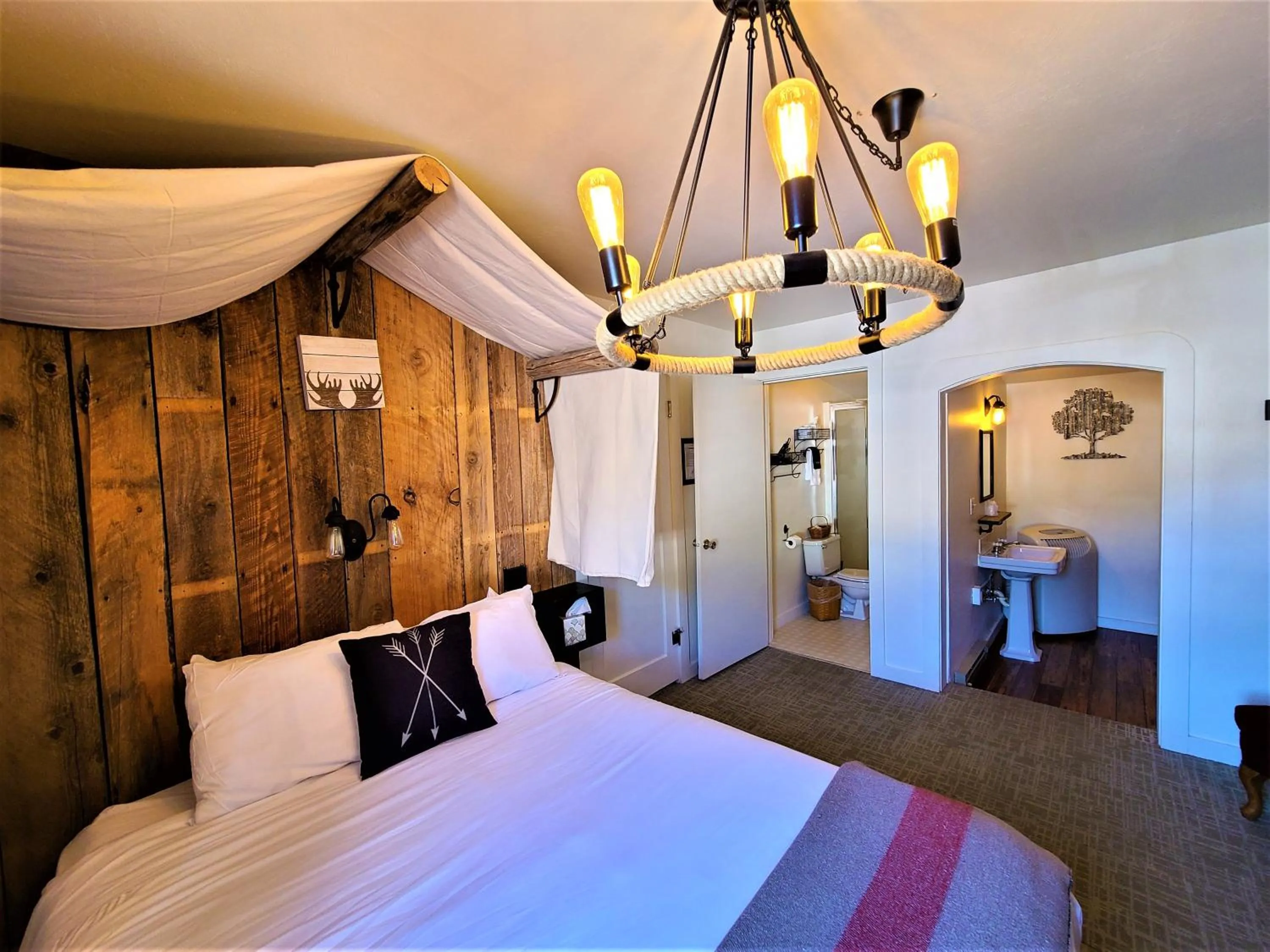 Bed in Mrs. Anderson's Lodging