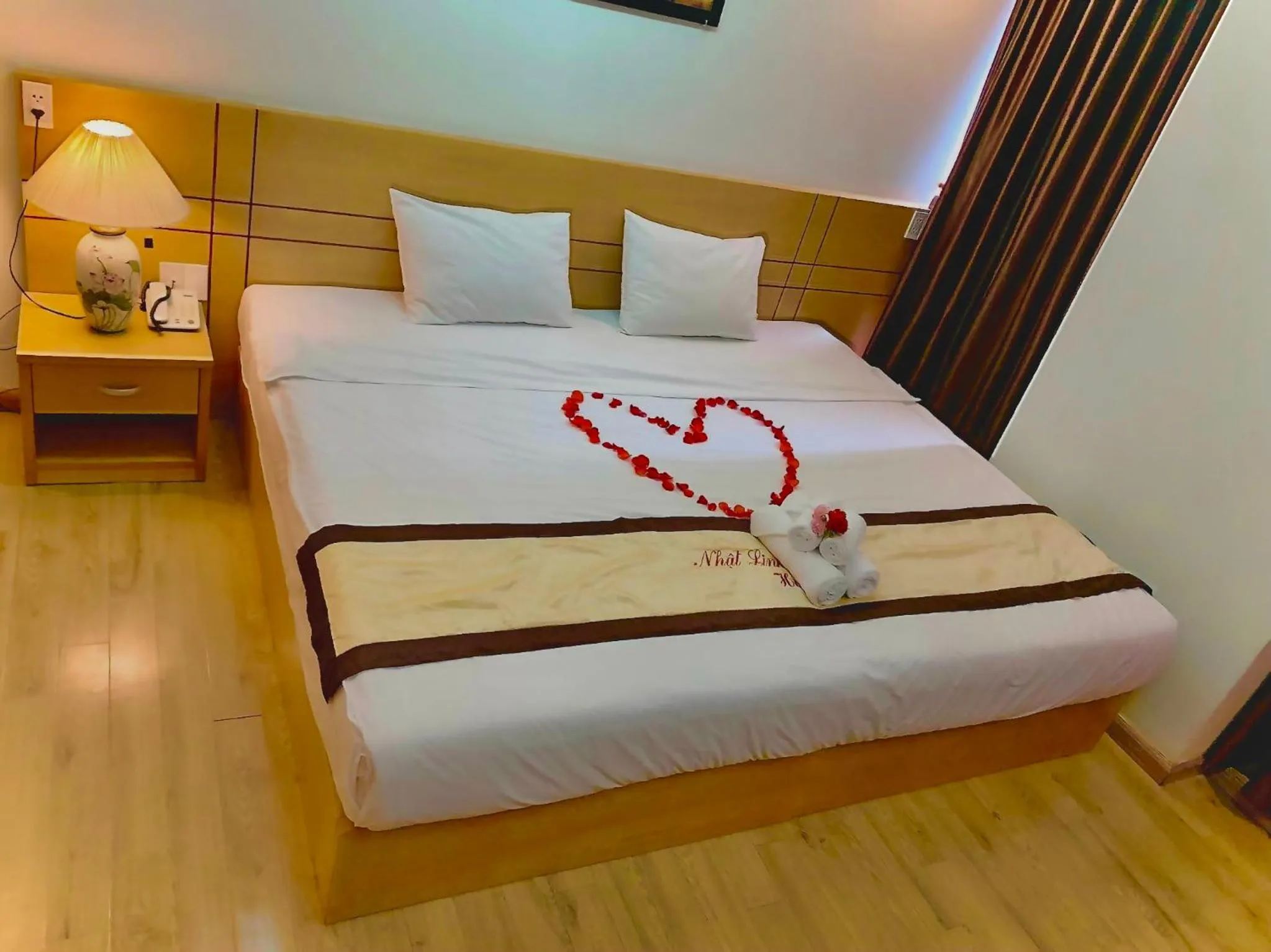 Bed in Nhat Linh Hotel & Suites Da Nang