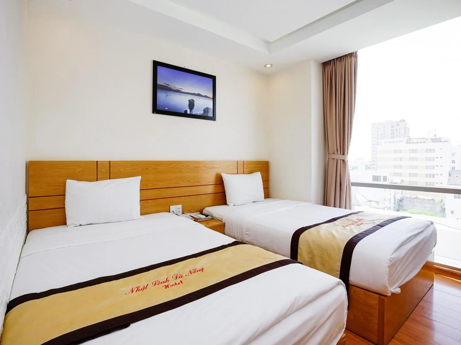Bed in Nhat Linh Hotel & Suites Da Nang
