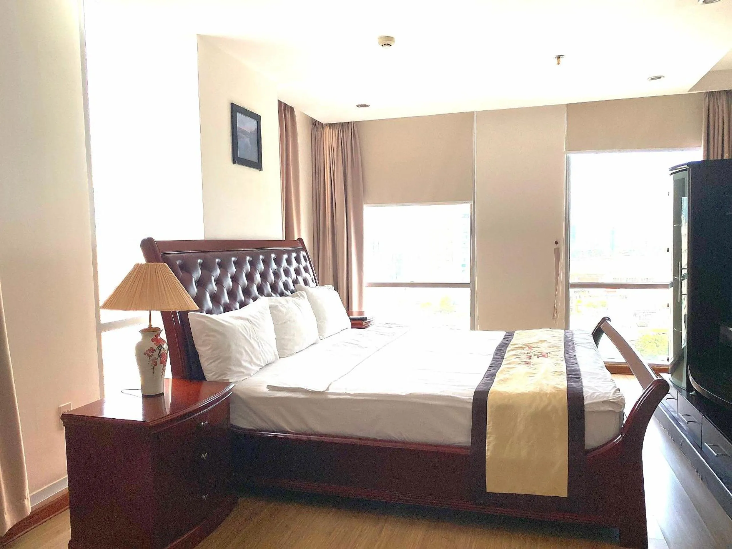 Bed in Nhat Linh Hotel & Suites Da Nang