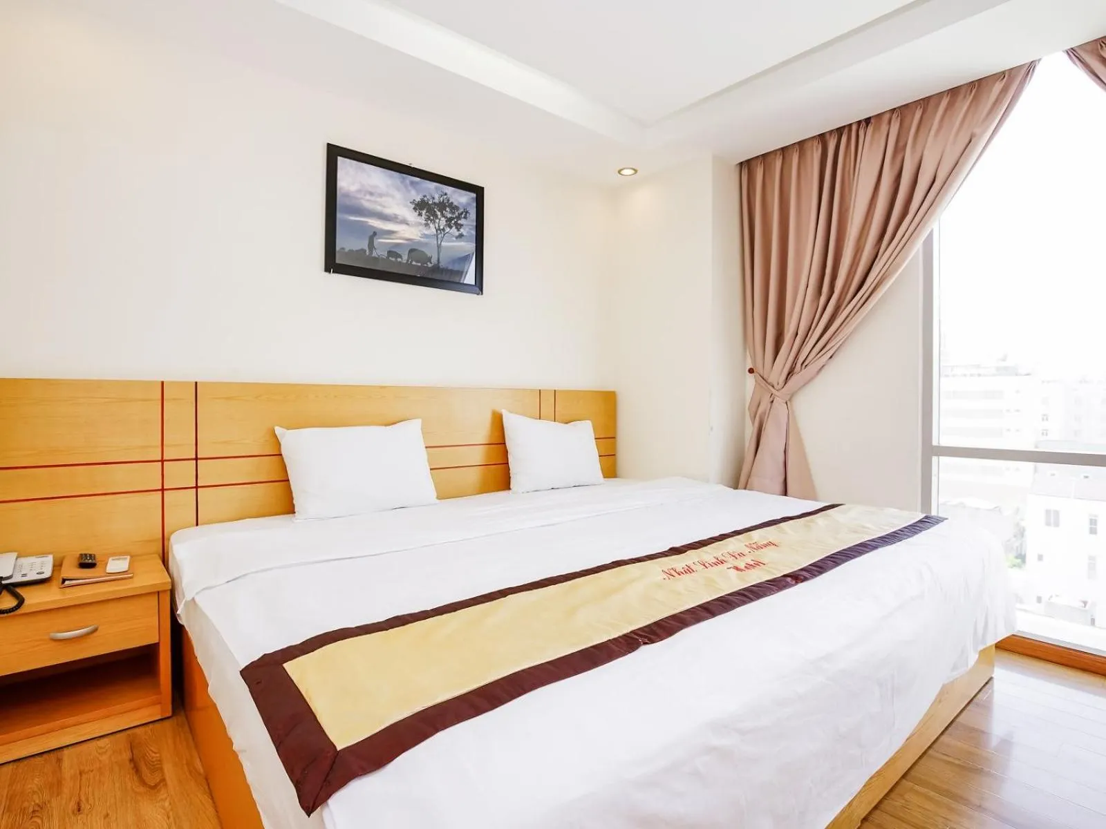 Bed in Nhat Linh Hotel & Suites Da Nang