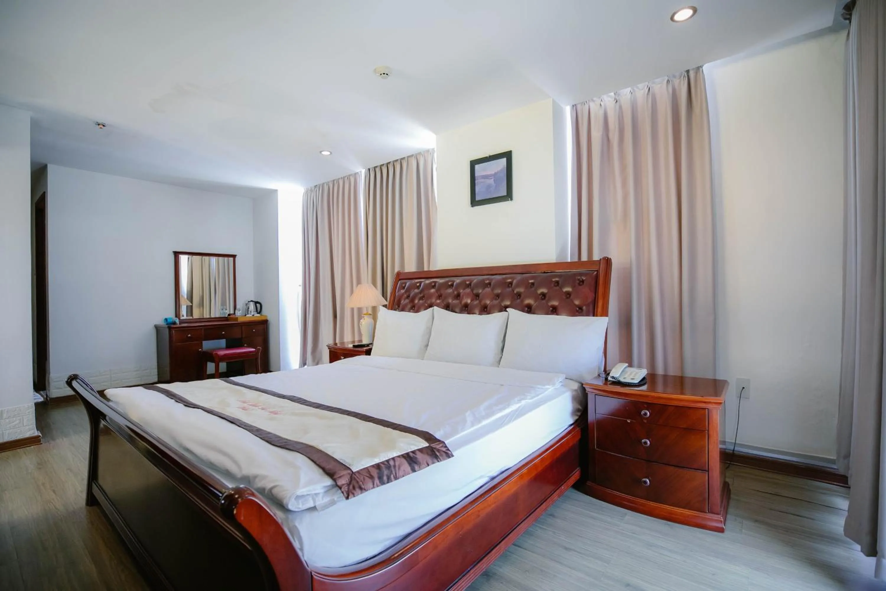 Bed in Nhat Linh Hotel & Suites Da Nang