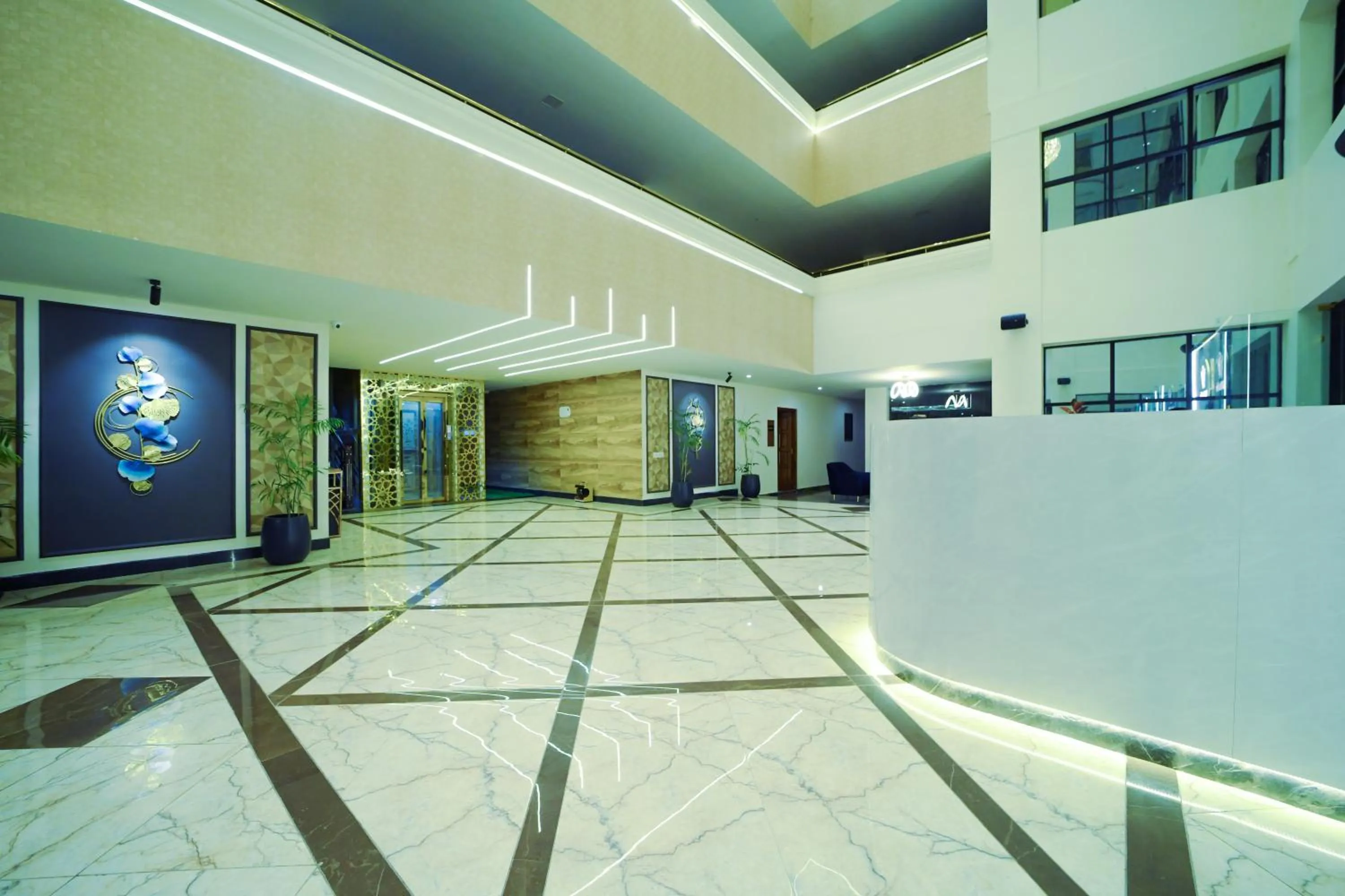 Lobby or reception in Hotel CN Windsor Chikmagaluru