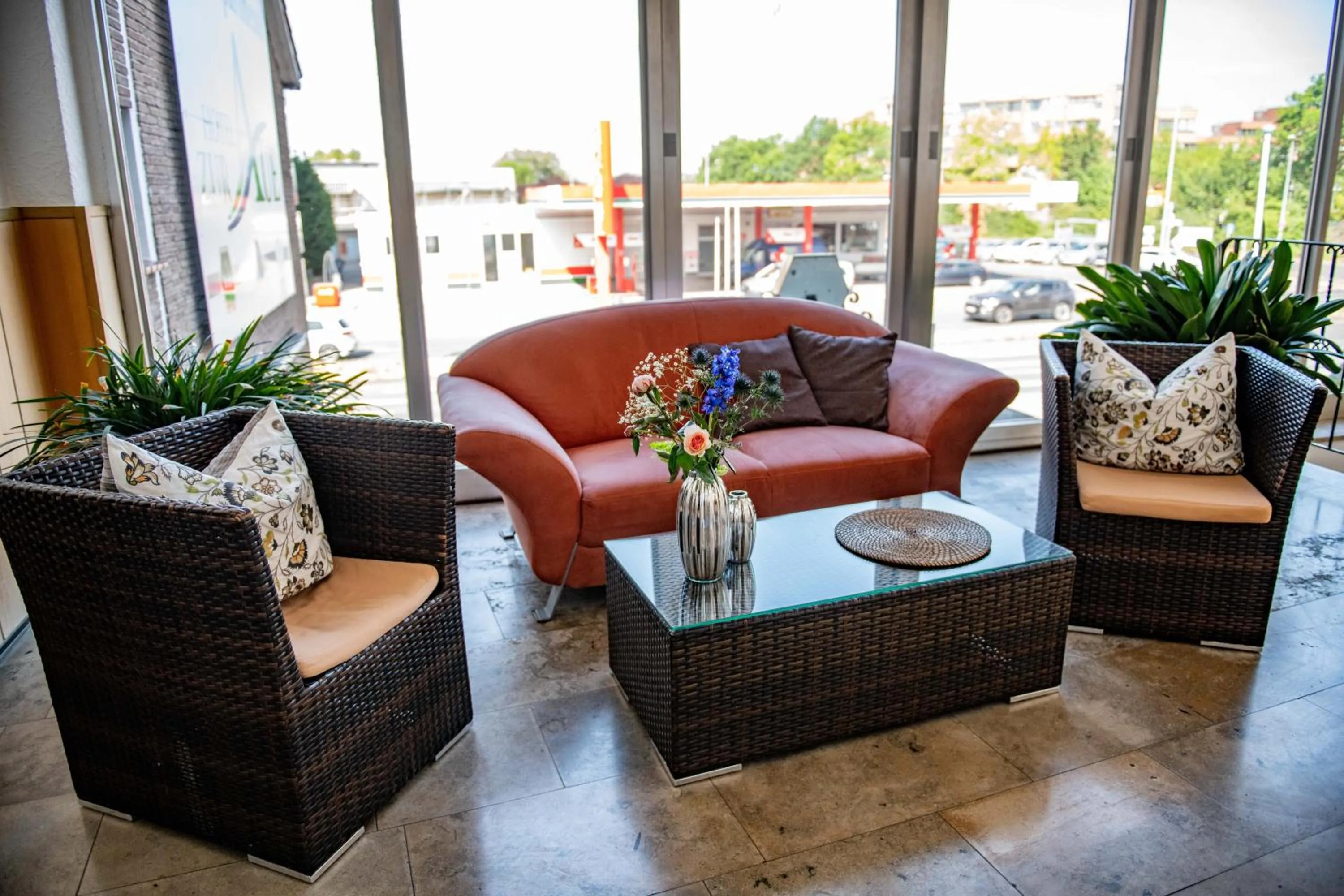 Seating area in Hotel Zur Aue