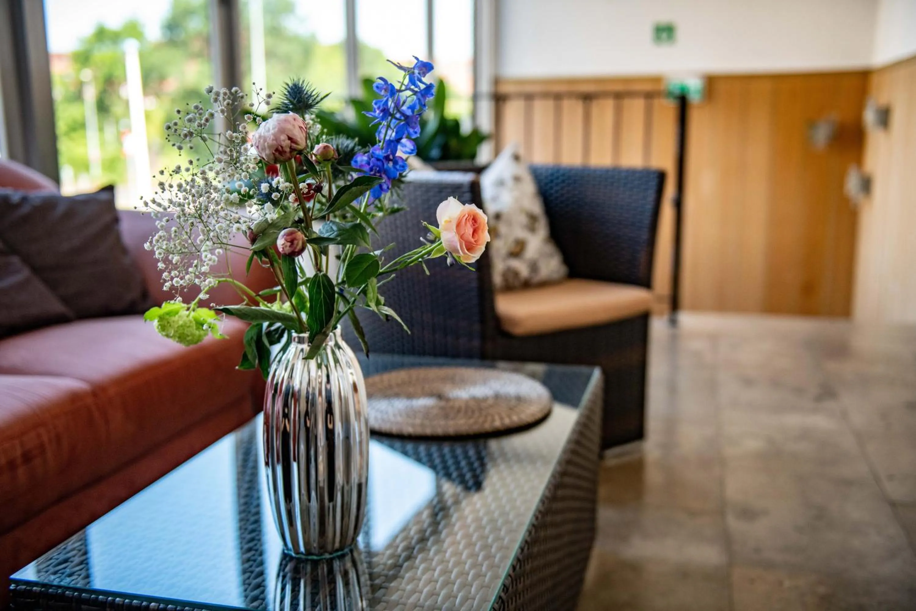 Seating area in Hotel Zur Aue