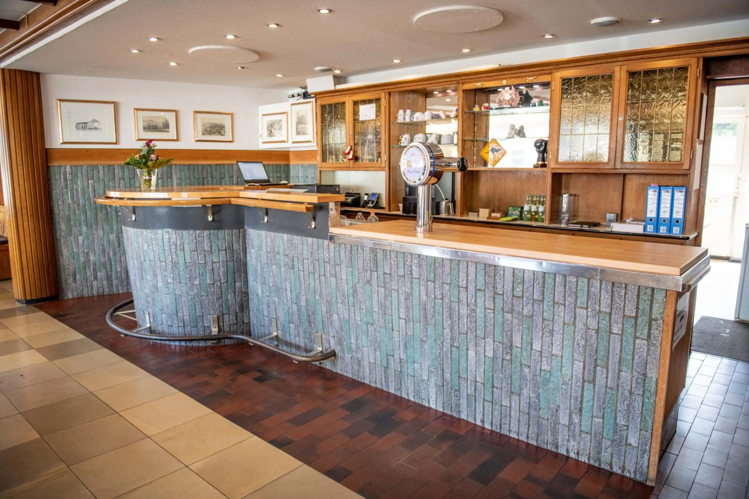 Lobby or reception in Hotel Zur Aue