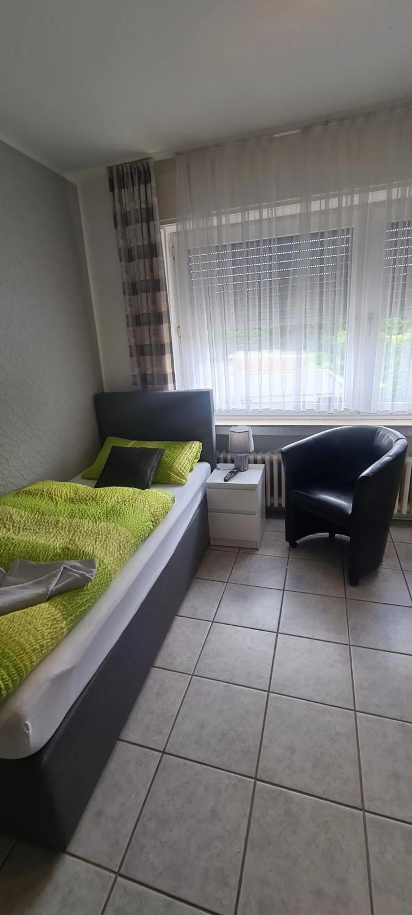 Bed in Hotel Zur Aue