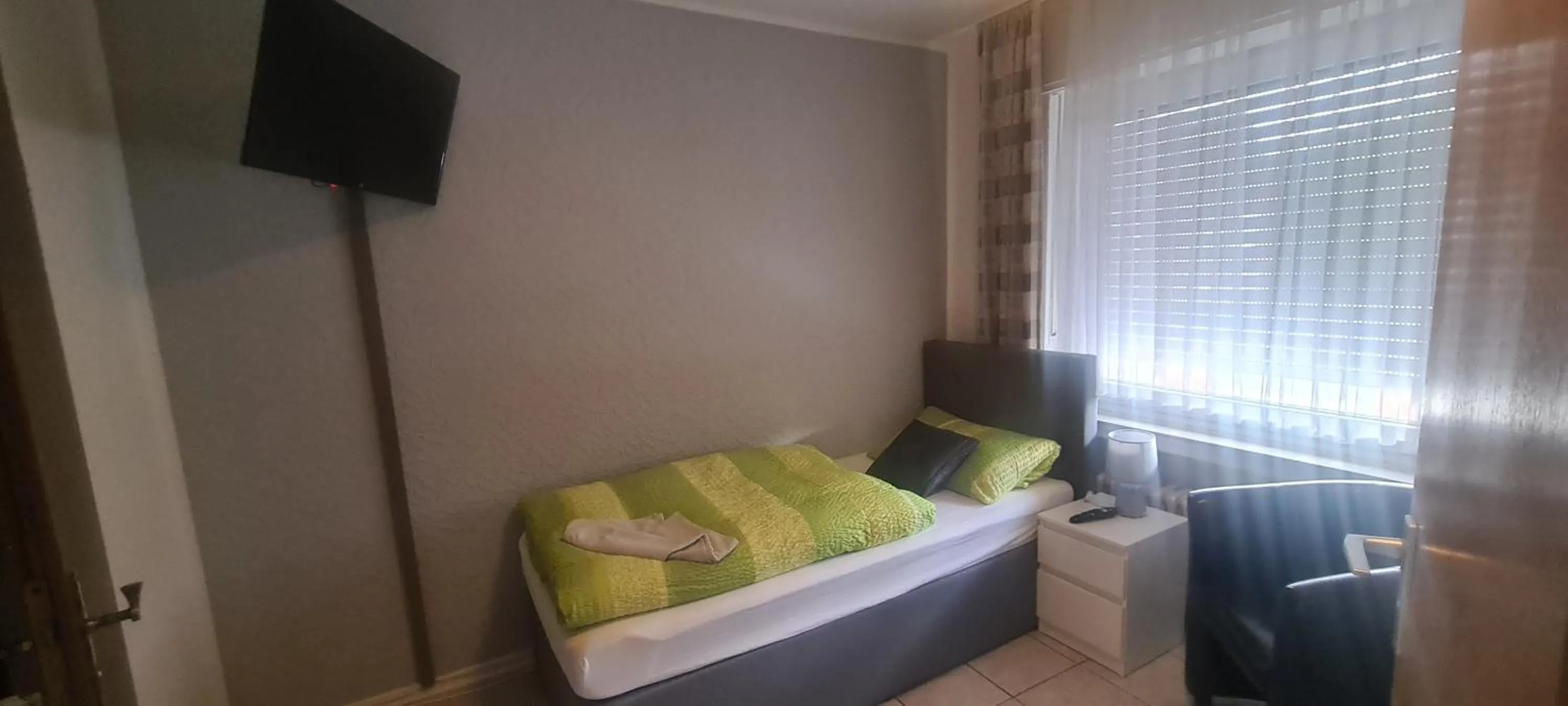 Bed in Hotel Zur Aue
