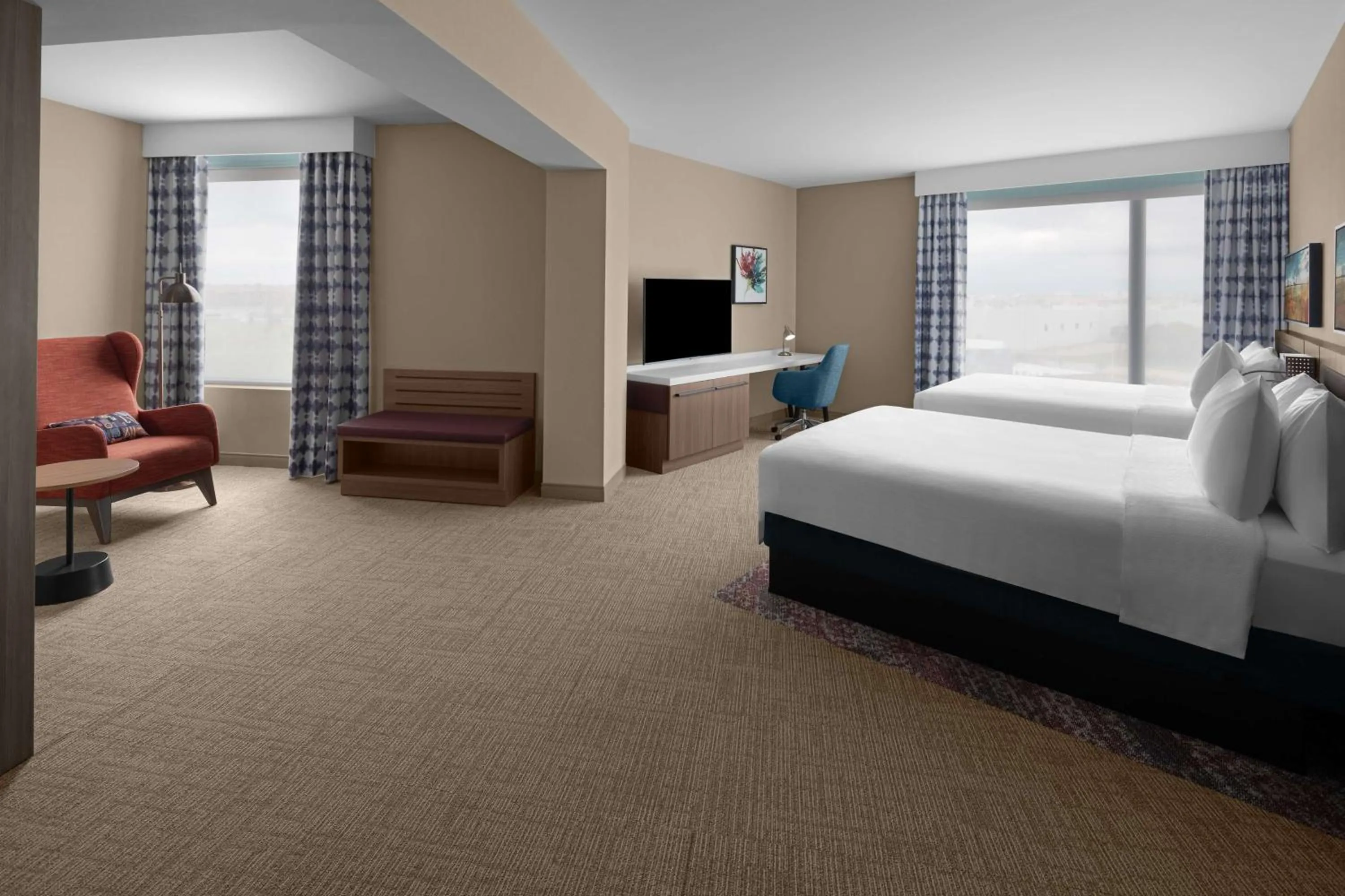 Bedroom, Bed in Hilton Garden Inn Grand Prairie At EpicCentral
