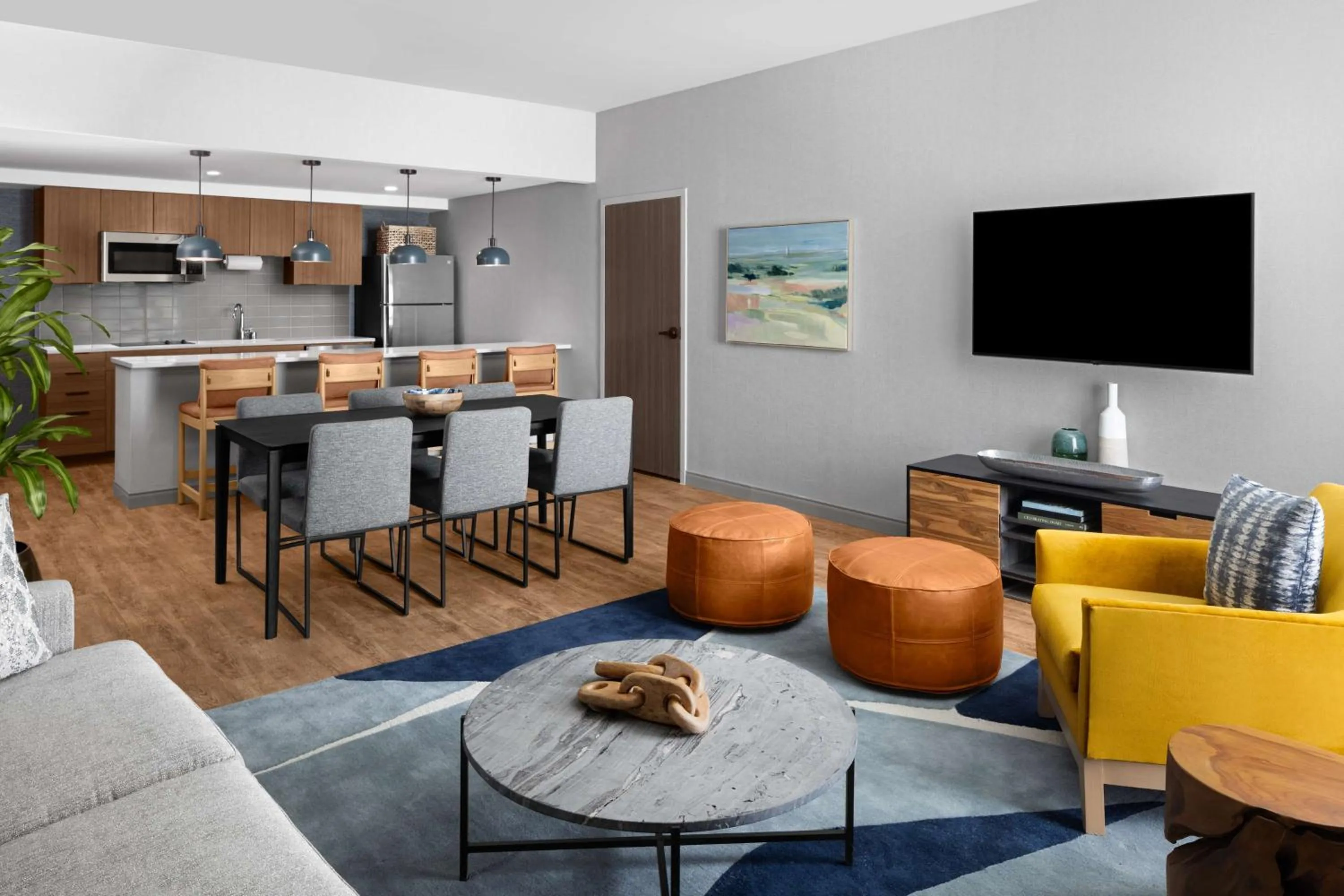 Living room in Hilton Garden Inn Grand Prairie At EpicCentral