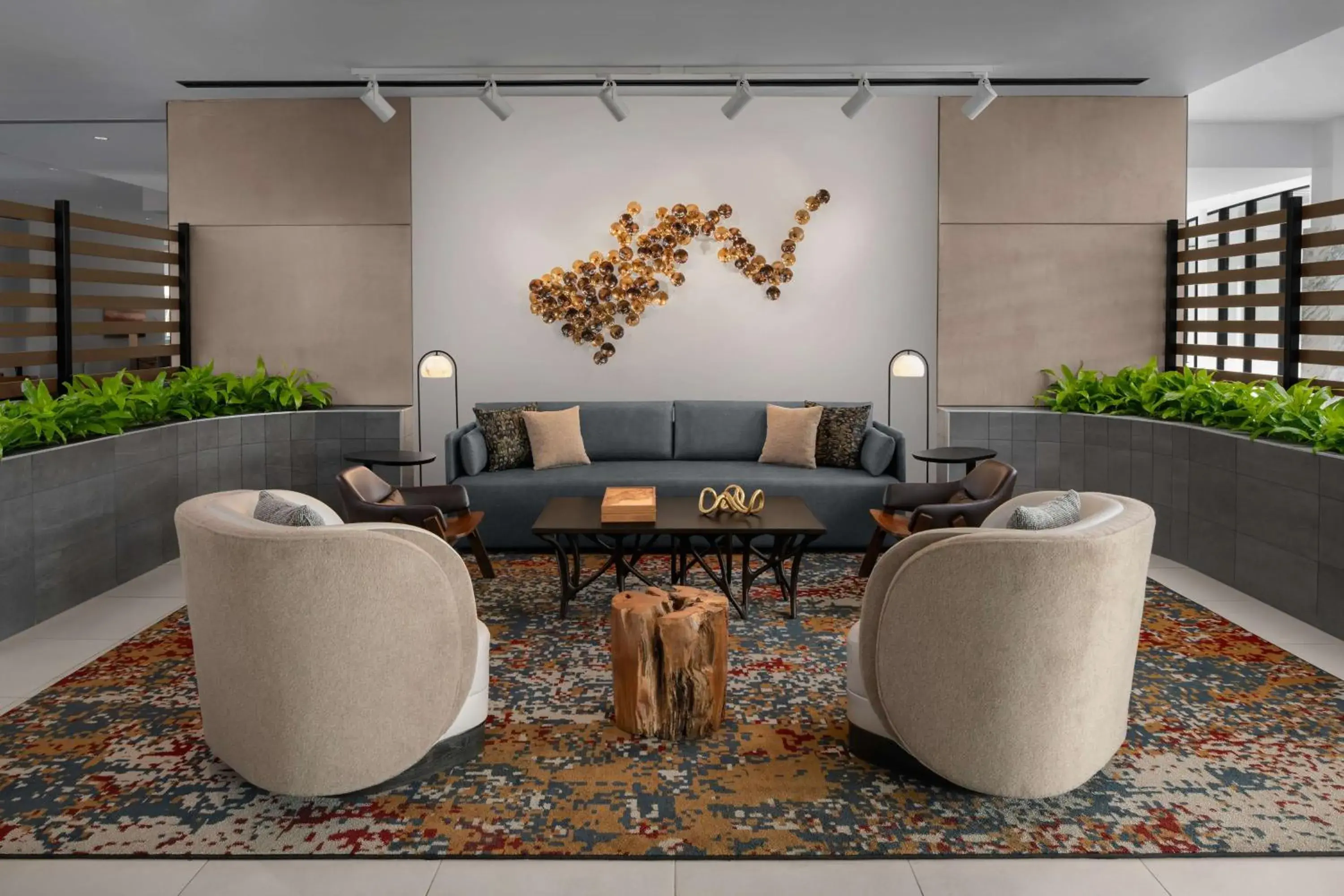 Lobby or reception in Hilton Garden Inn Grand Prairie At EpicCentral Lobby or reception in Hilton Garden Inn Grand Prairie At EpicCentral