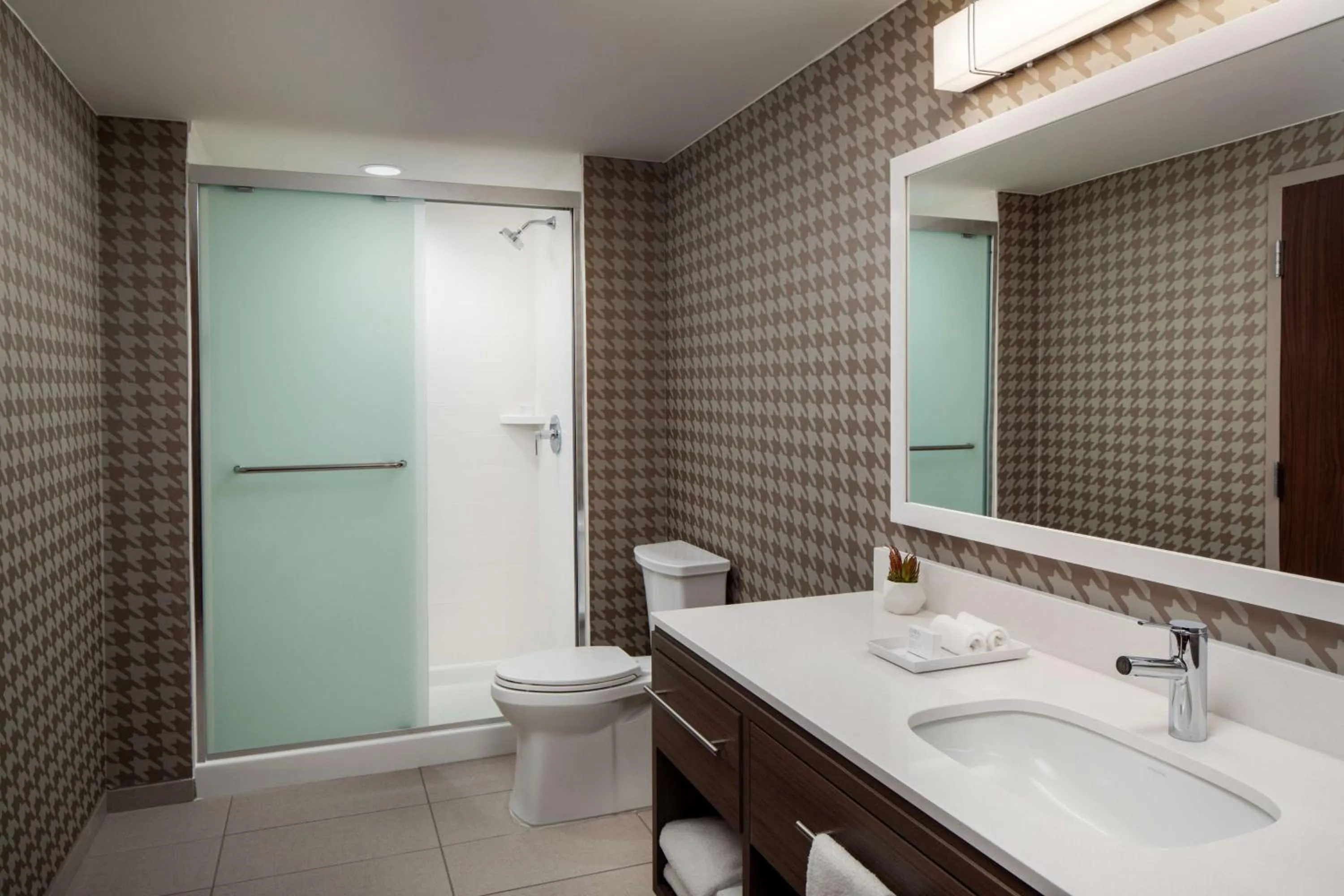 Bathroom in Home2 Suites By Hilton Lake Mary Orlando