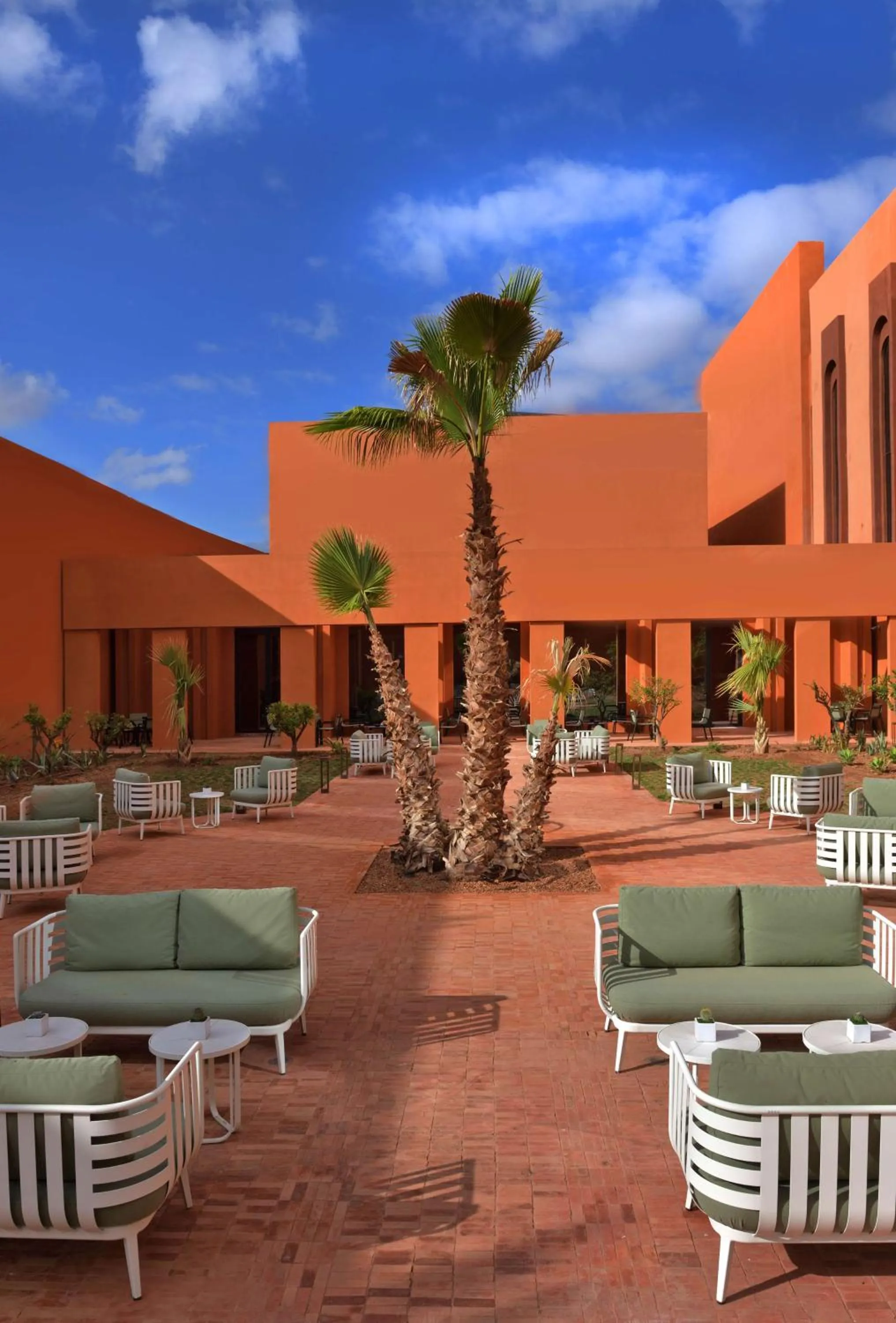 Patio in Doubletree By Hilton Ben Guerir Hotel & Residences