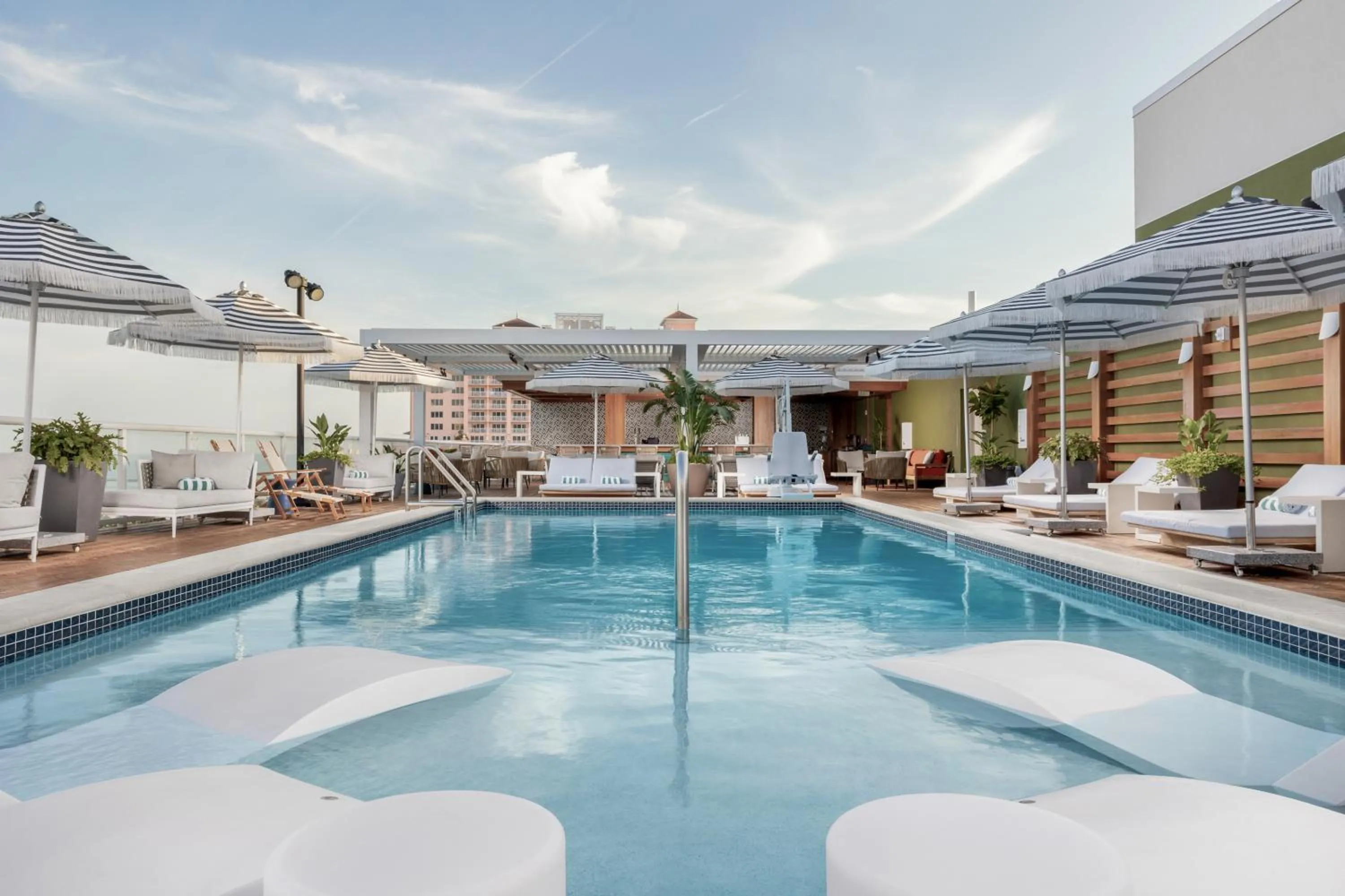 Swimming pool in The Hiatus Clearwater Beach, Curio Collection By Hilton