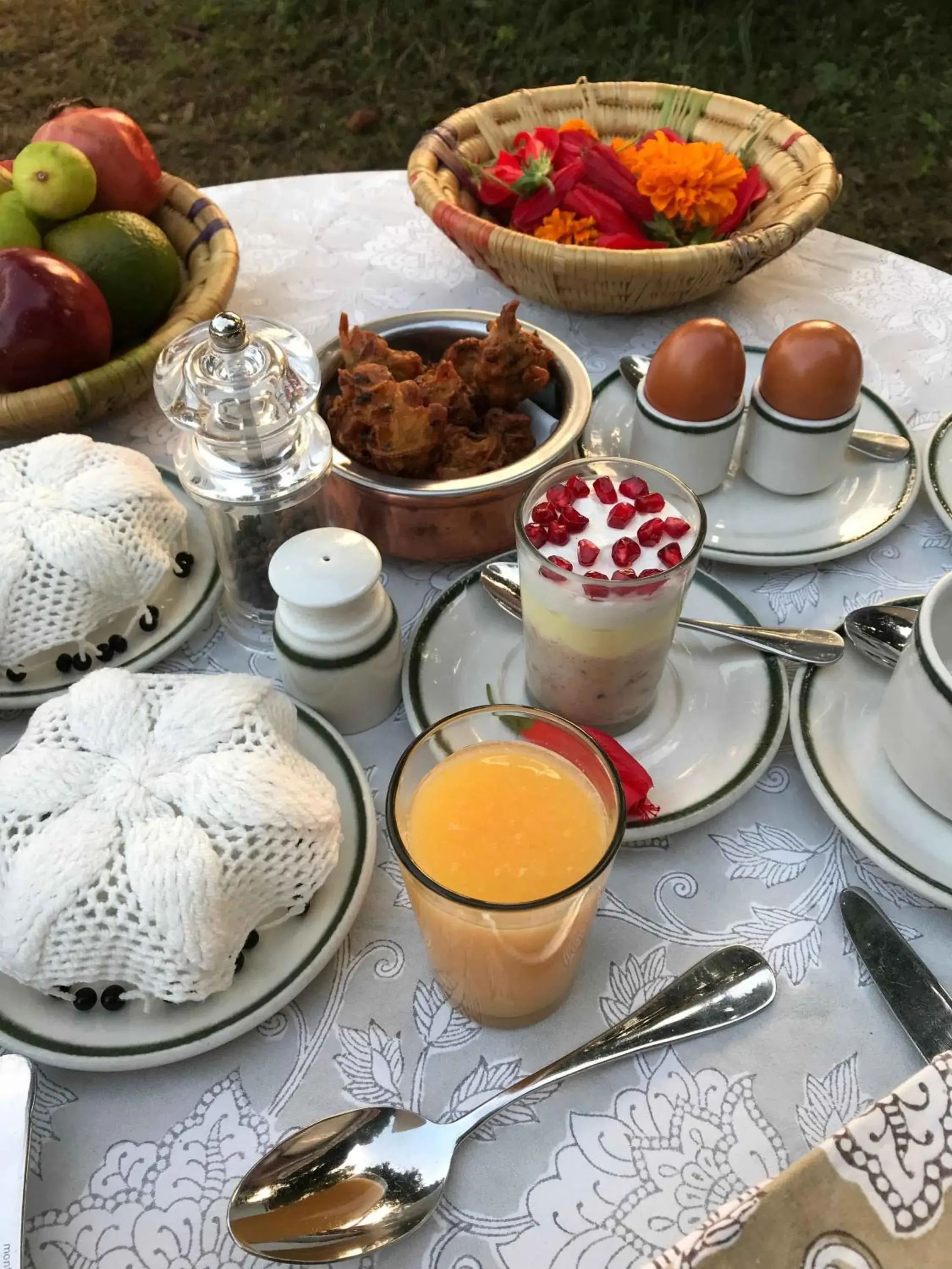 Breakfast in Tiger Mountain Pokhara Lodge Breakfast in Tiger Mountain Pokhara Lodge