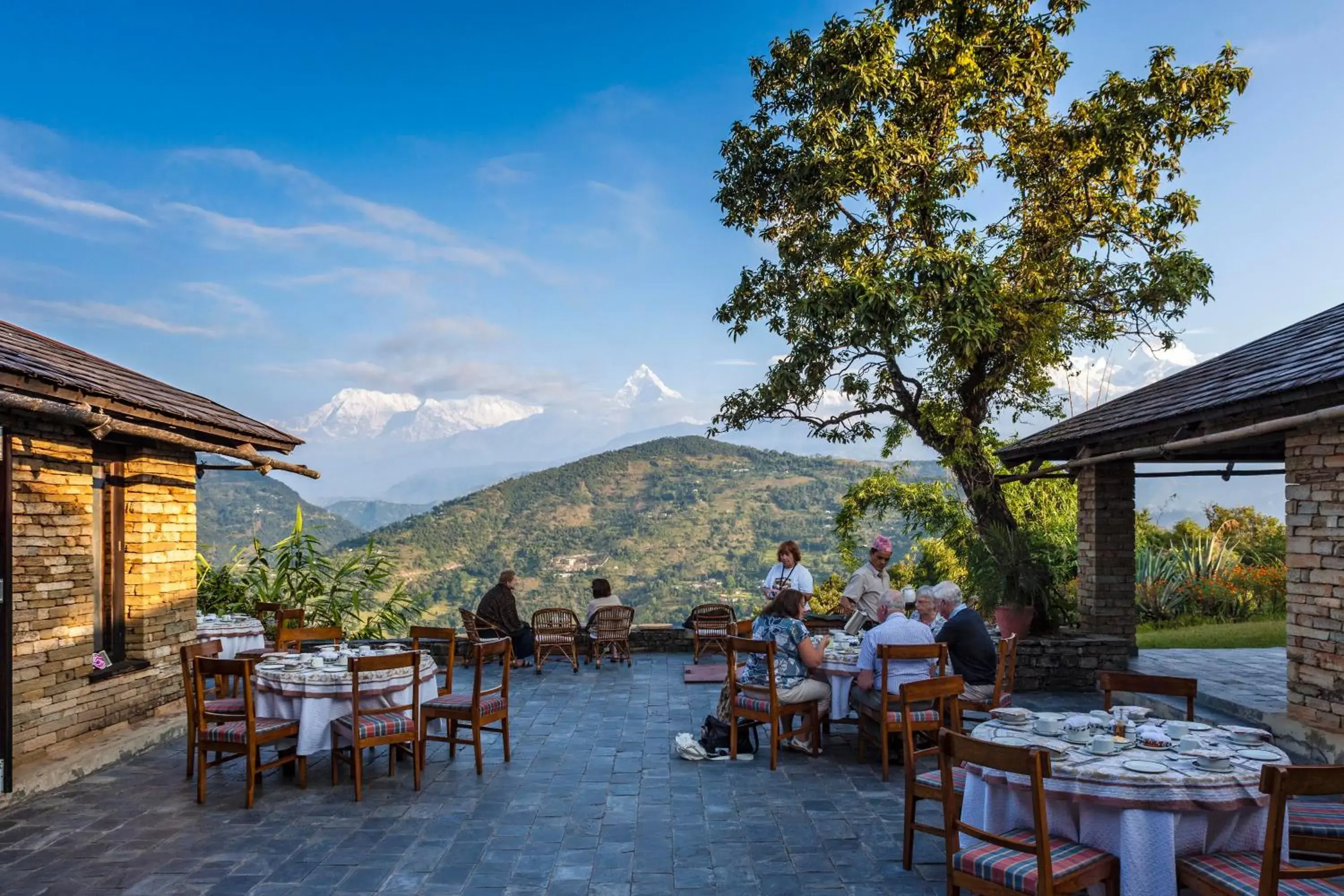 Restaurant/places to eat in Tiger Mountain Pokhara Lodge Restaurant/places to eat in Tiger Mountain Pokhara Lodge