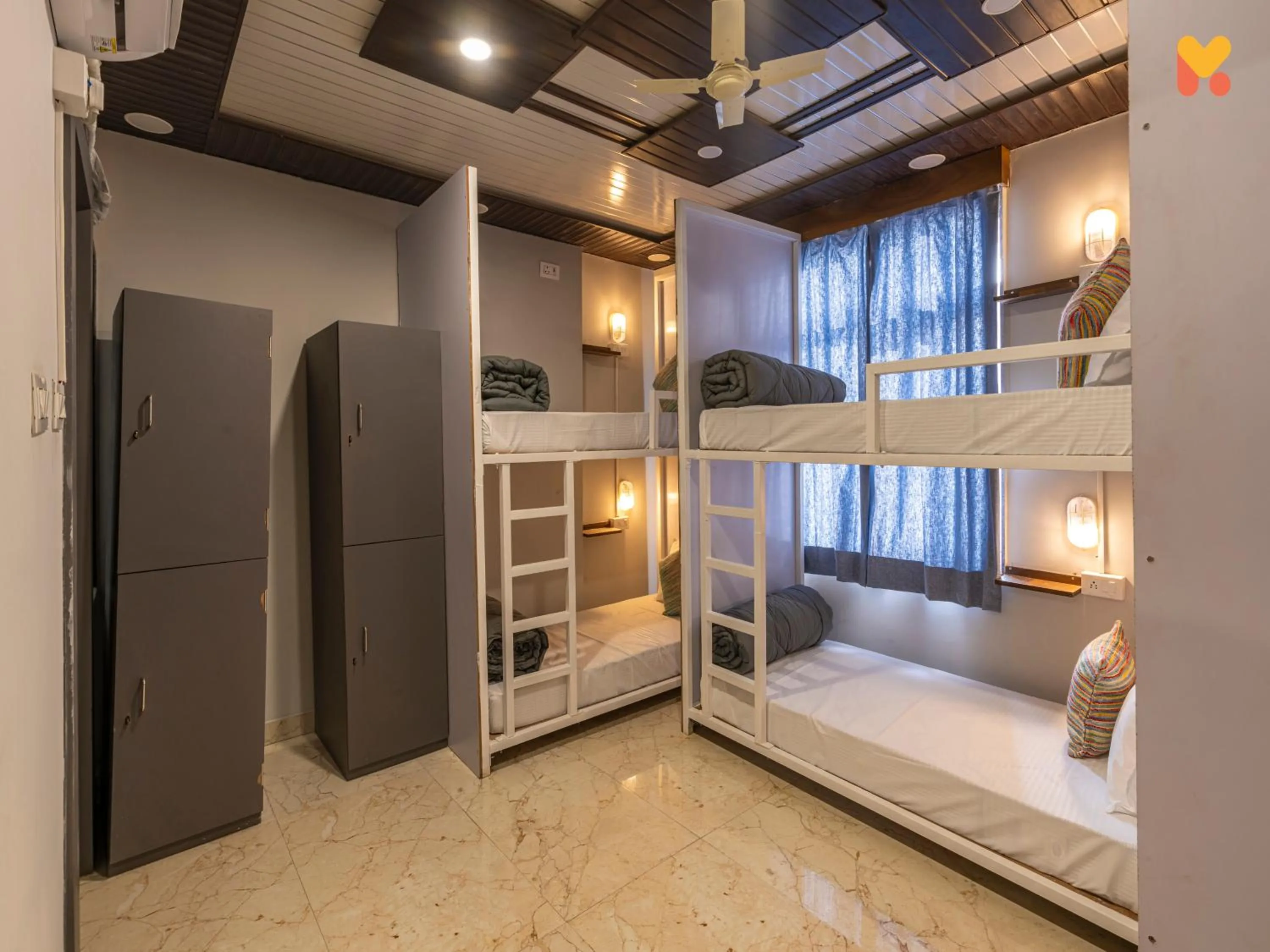 Bed in Madpackers Jaipur