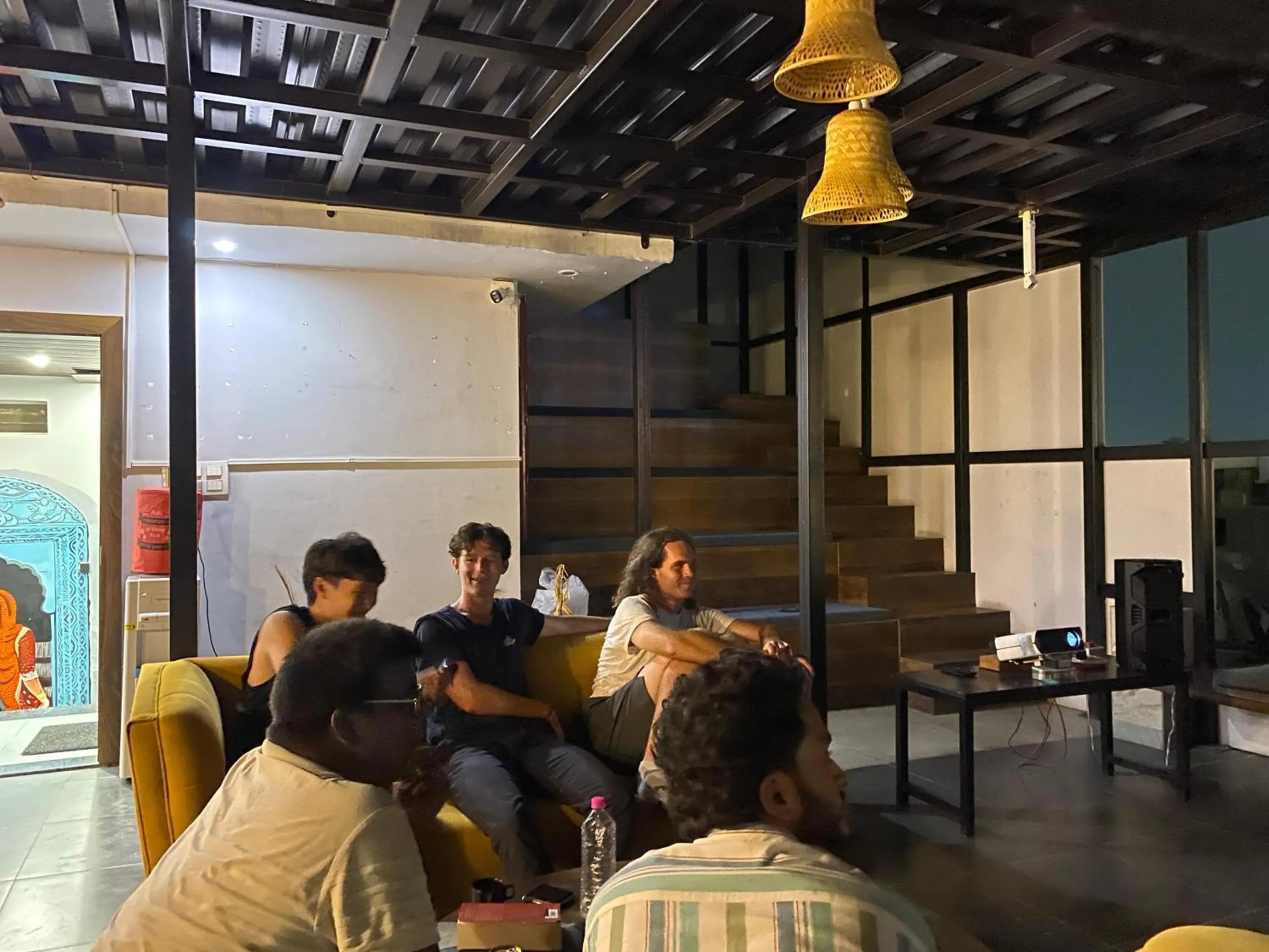 Living room in Madpackers Jaipur