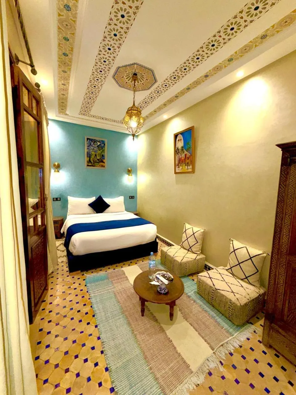 Bed in Riad Touhfa Kasbah Marrakech