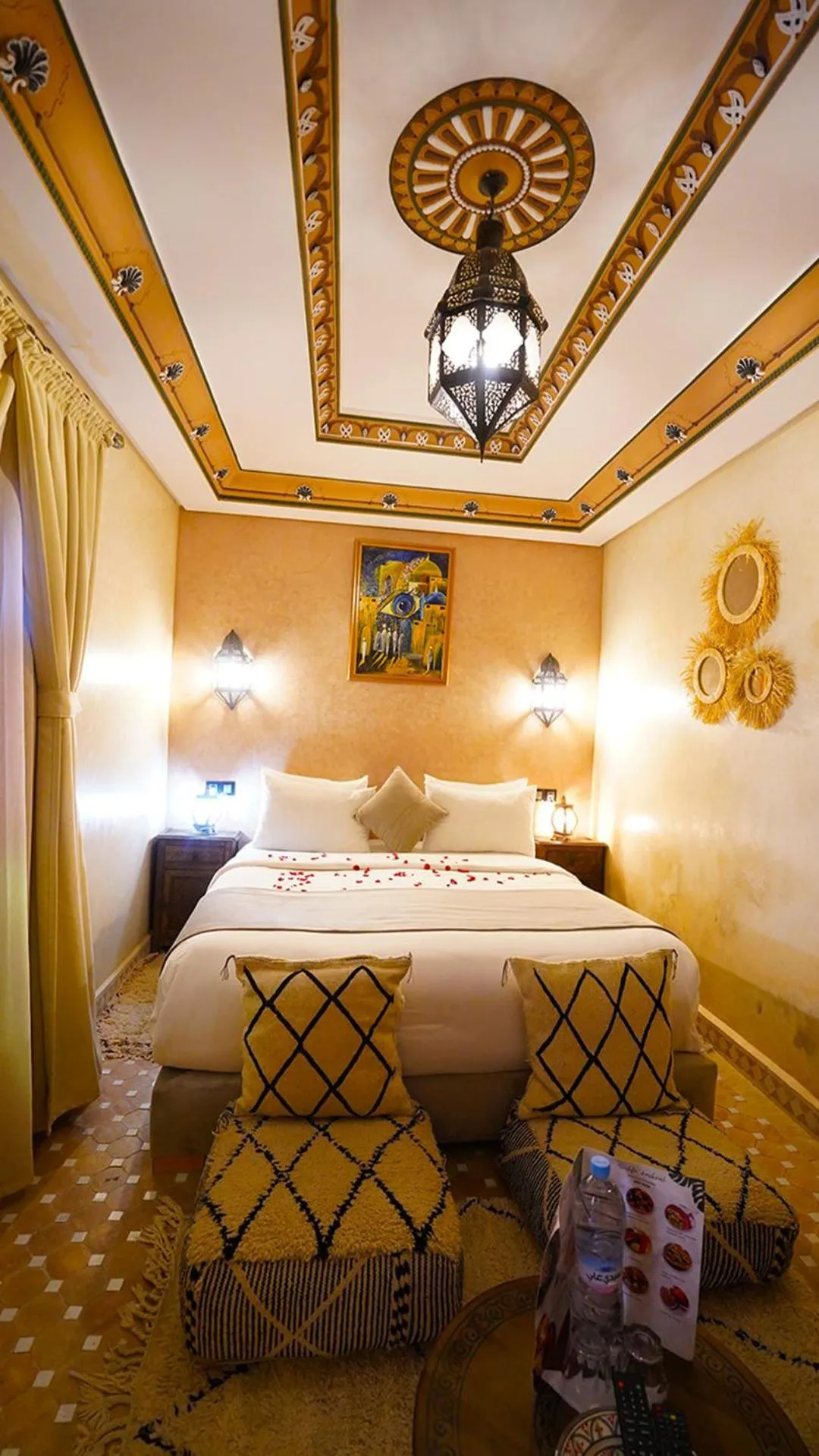 Bed in Riad Touhfa Kasbah Marrakech