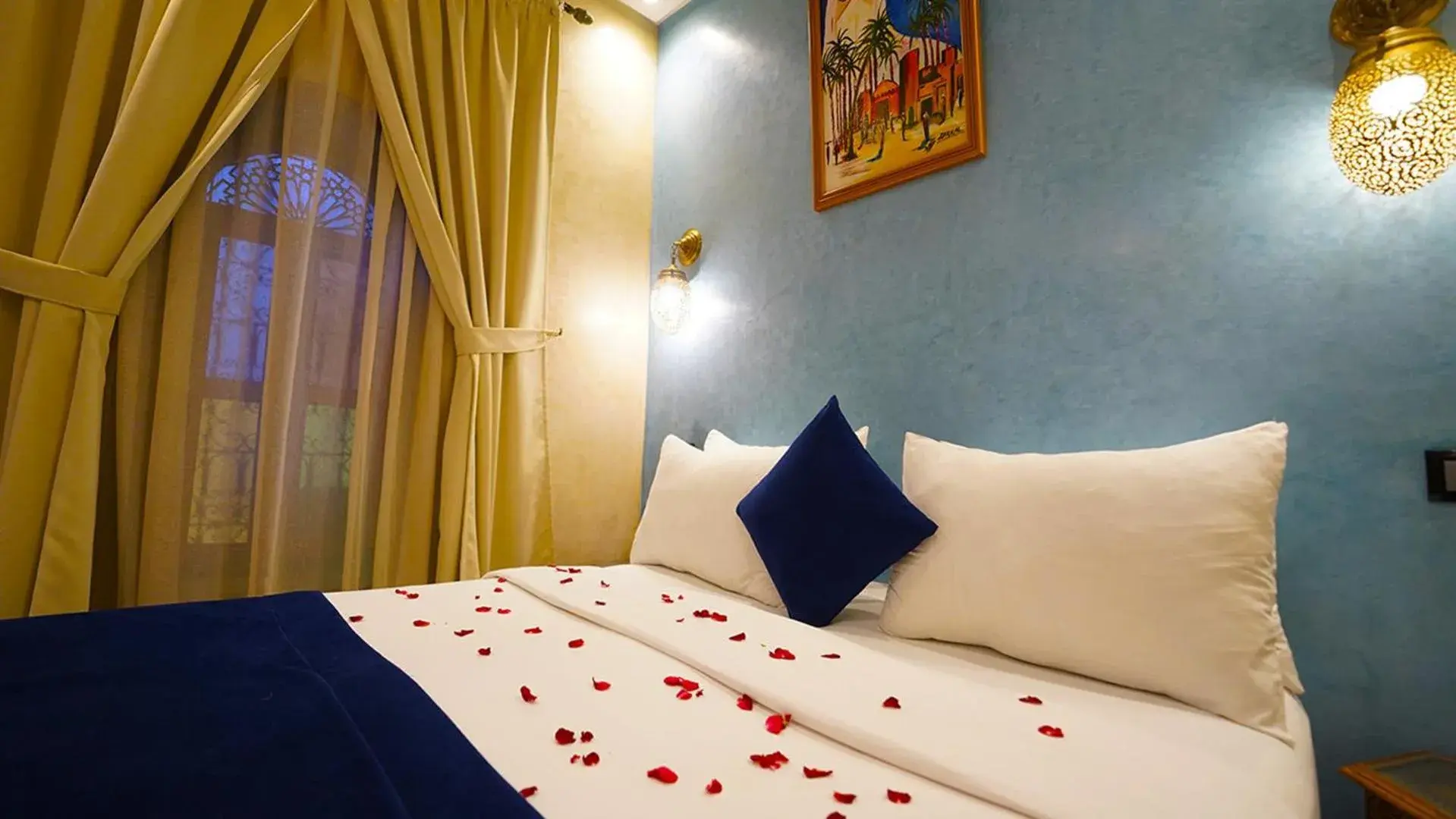 Bed in Riad Touhfa Kasbah Marrakech Bed in Riad Touhfa Kasbah Marrakech