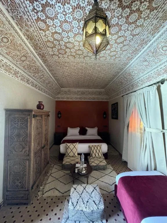 Bed in Riad Touhfa Kasbah Marrakech