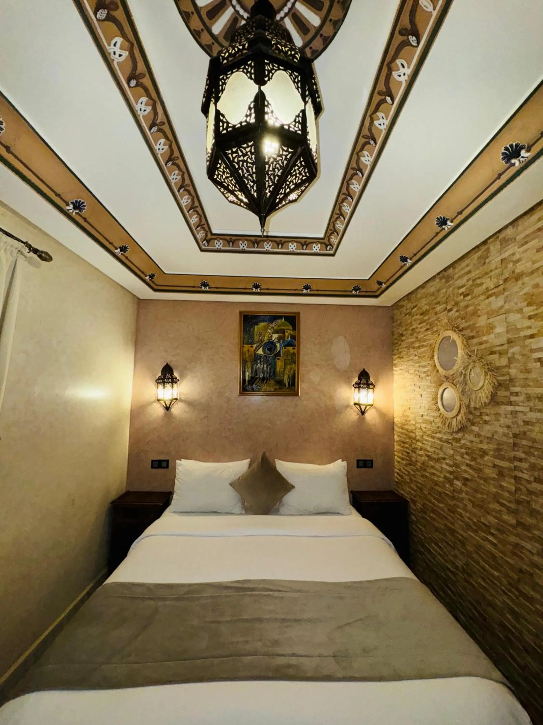 Bed in Riad Touhfa Kasbah Marrakech