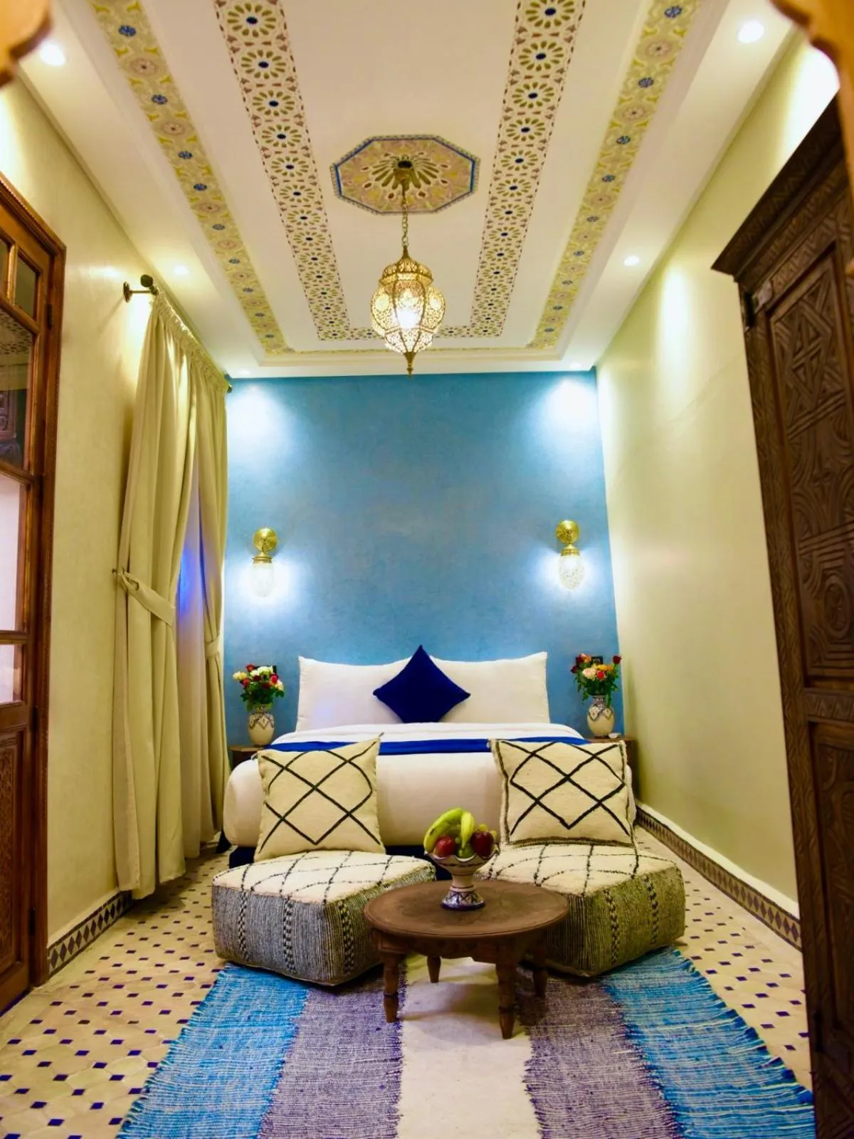 Bed in Riad Touhfa Kasbah Marrakech