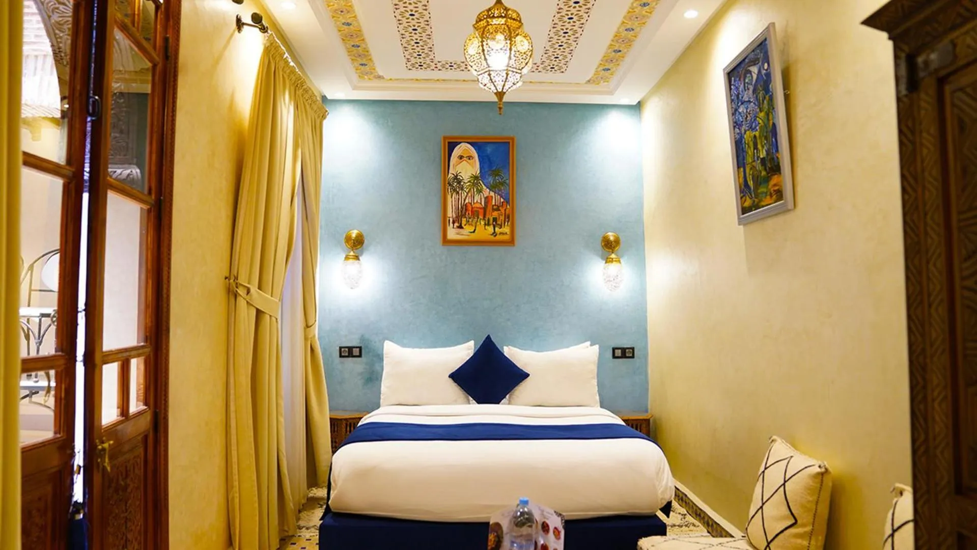 Bed in Riad Touhfa Kasbah Marrakech