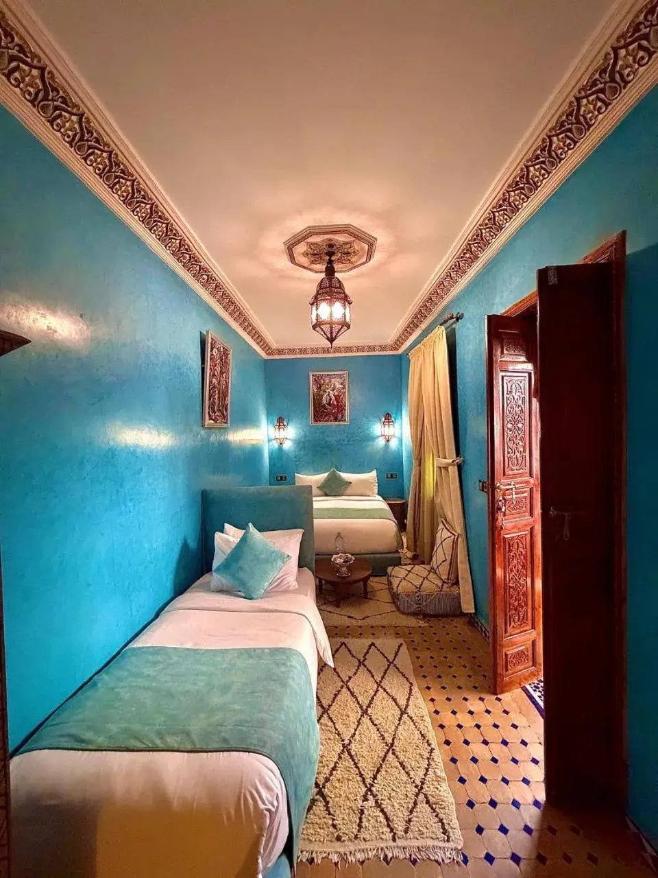 Bed in Riad Touhfa Kasbah Marrakech Bed in Riad Touhfa Kasbah Marrakech